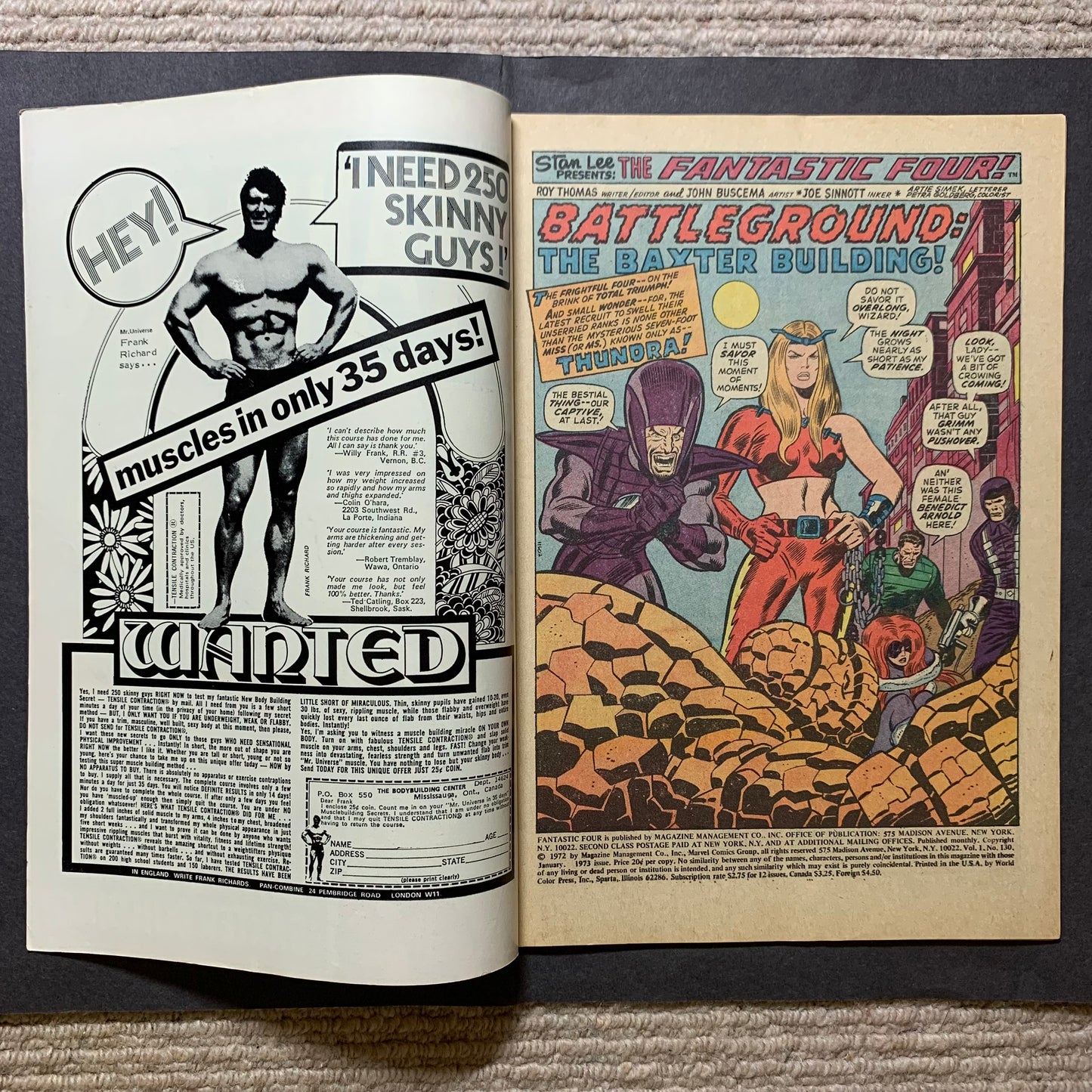 Fantastic four 130/ Bronze Age marvel comics 1973