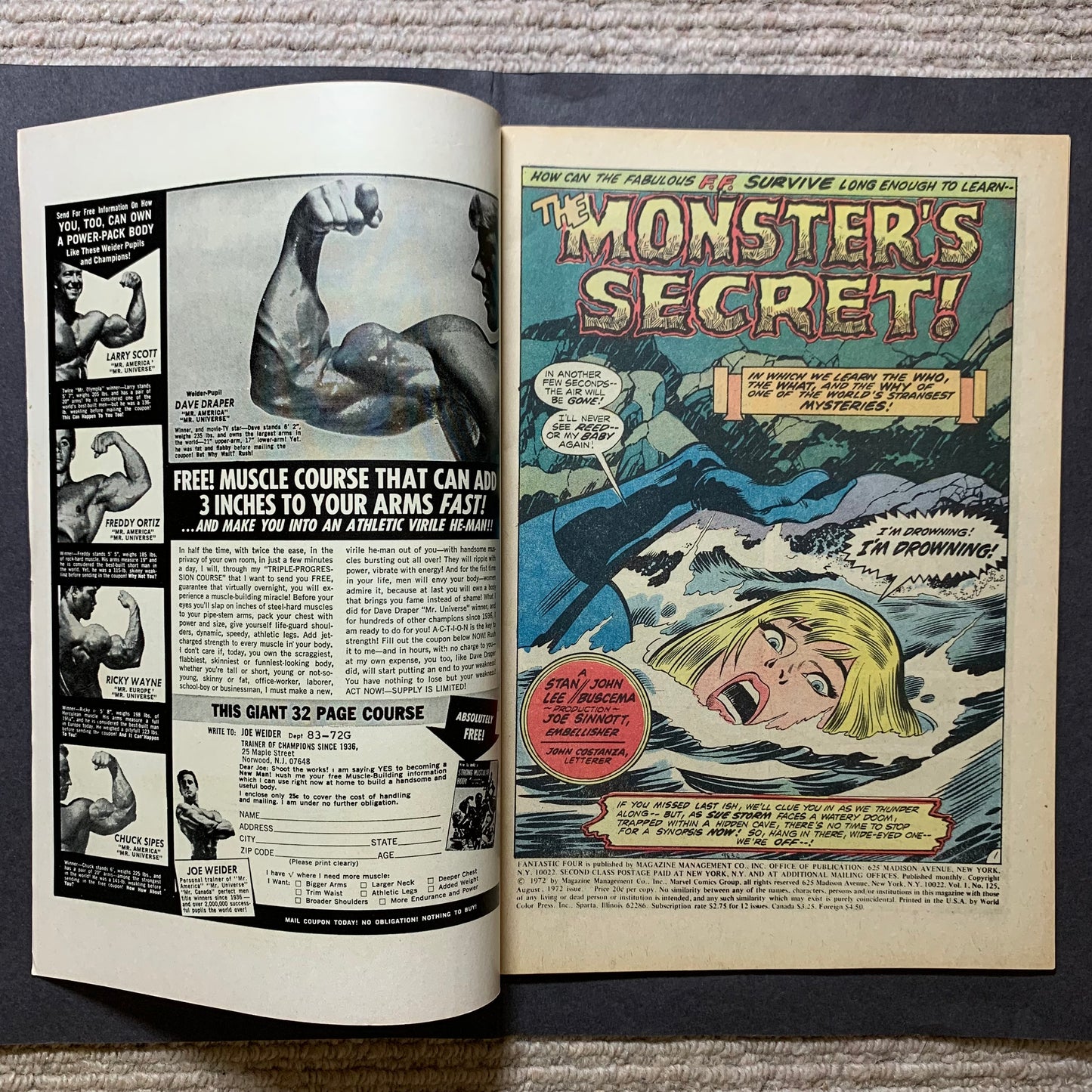 Fantastic four 125/ Bronze Age Marvel comics 1972