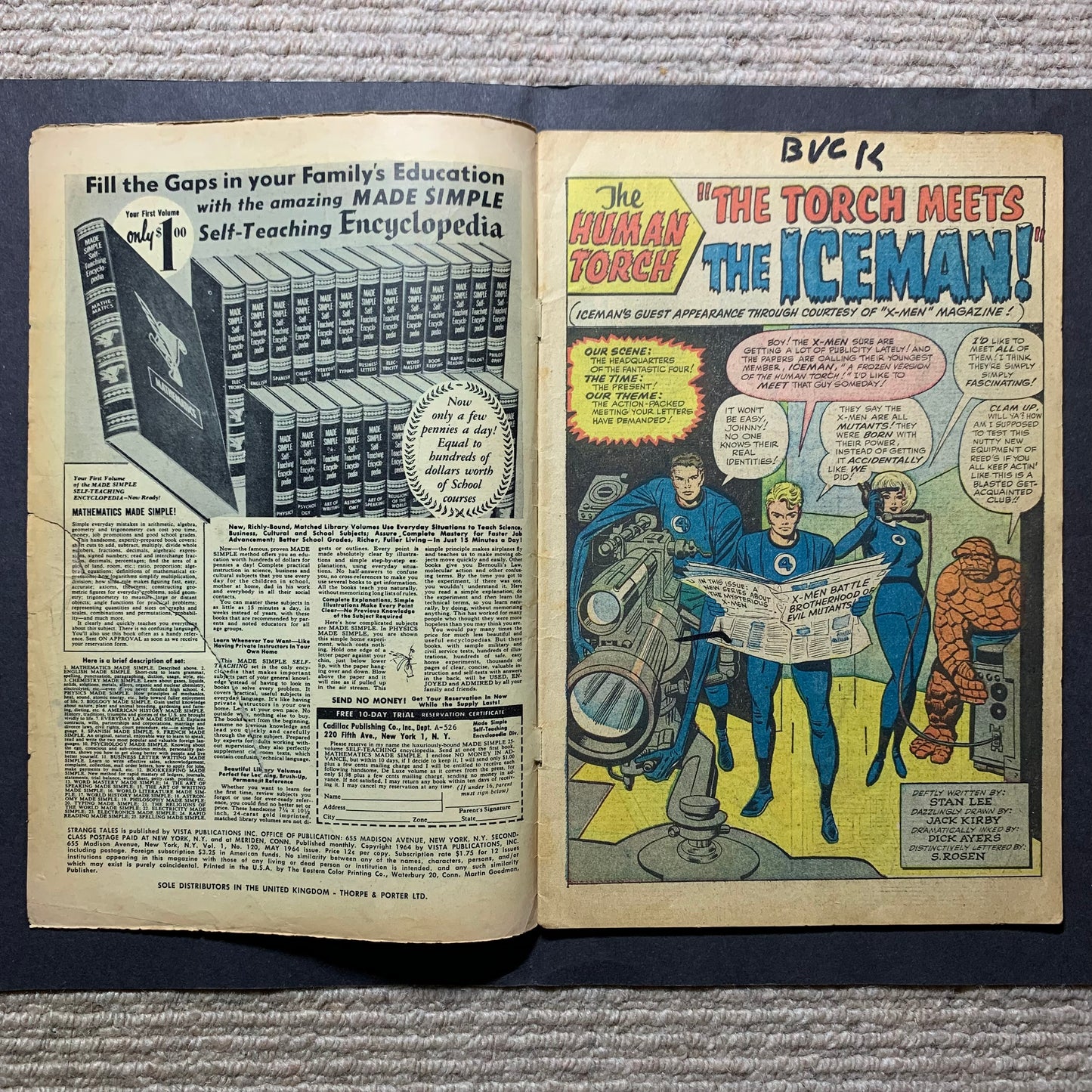 Strange tales 120/ silver age marvel comics 1964