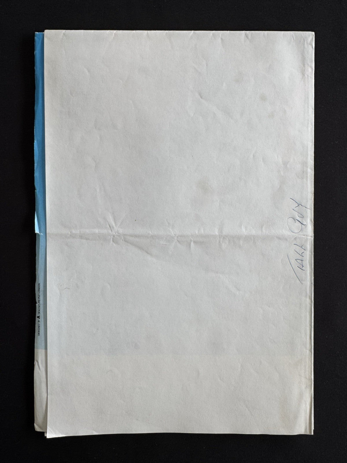 The Tall Guy 1989 - Original UK Quad Cinema Poster - Jeff Goldblum - Folded