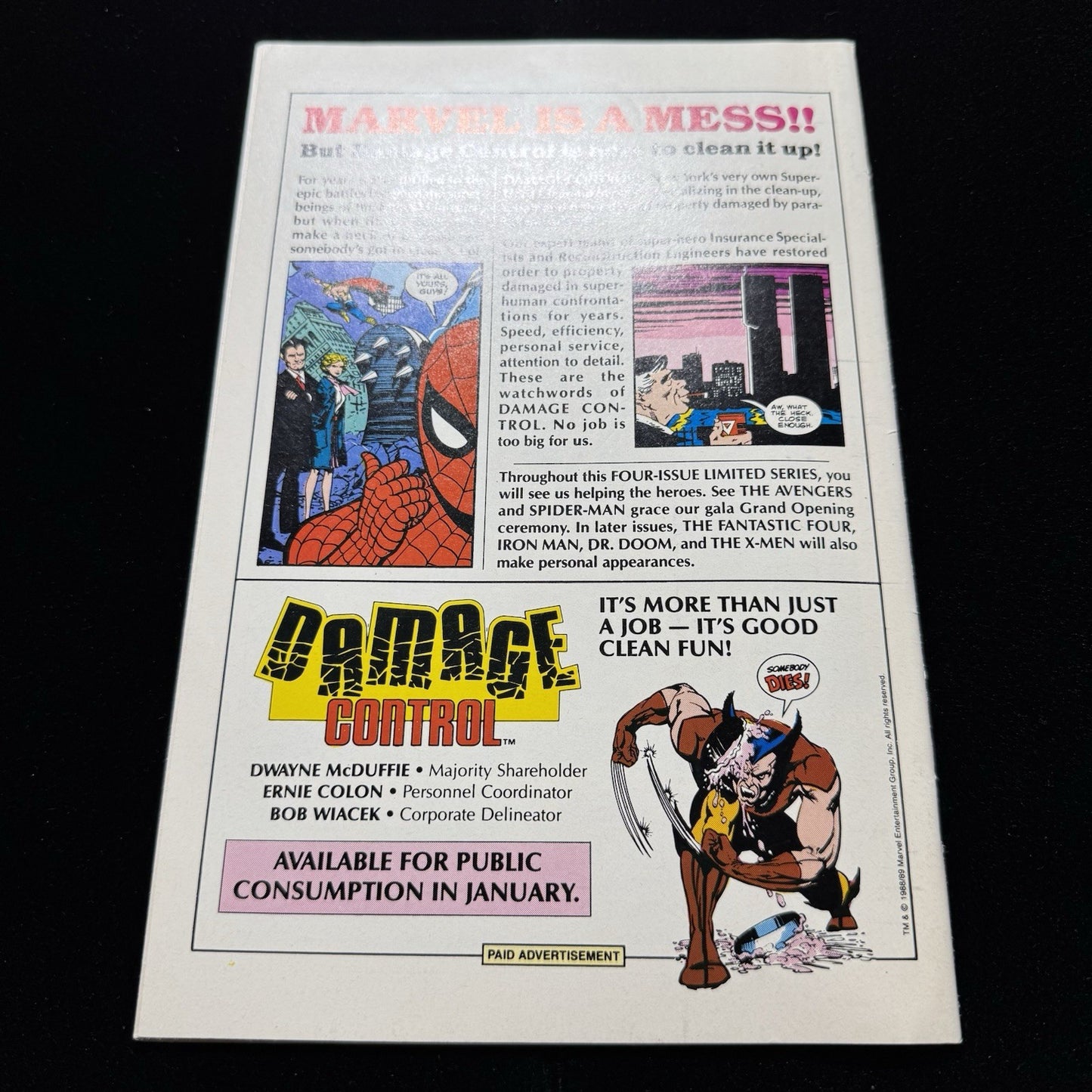 Alpha Flight 71 - Copper Age Marvel Comics 1989