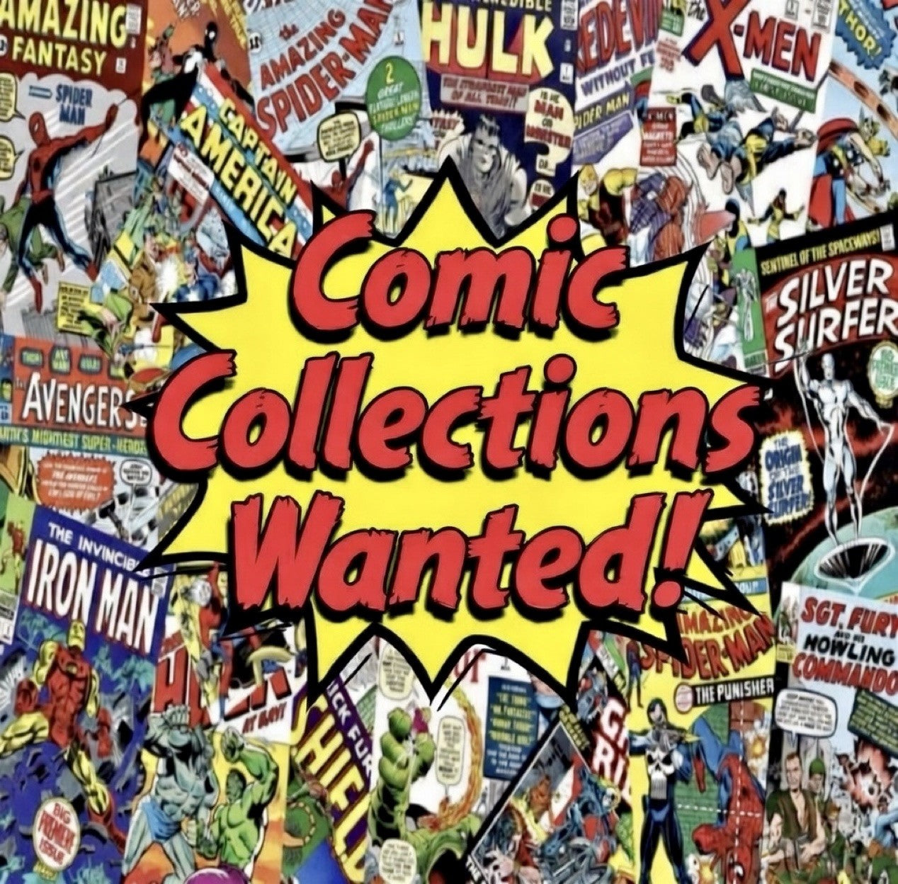 Vintage Comic Collections Wanted – Marvel/ DC 1930s–1990s – Message Me!