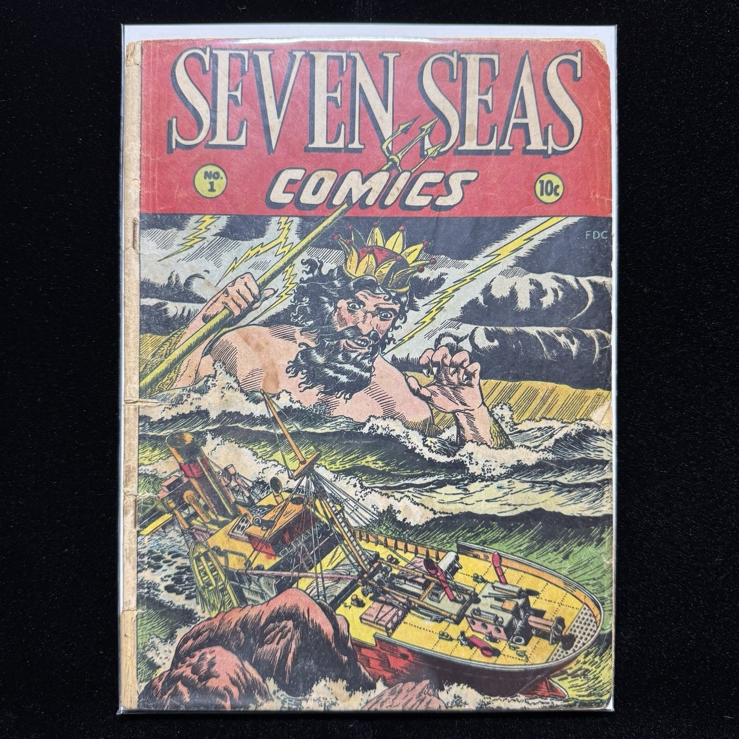 Seven Seas Comics 1 - 1st App Of South Sea Girl - Golden Age Leader Comics 1946