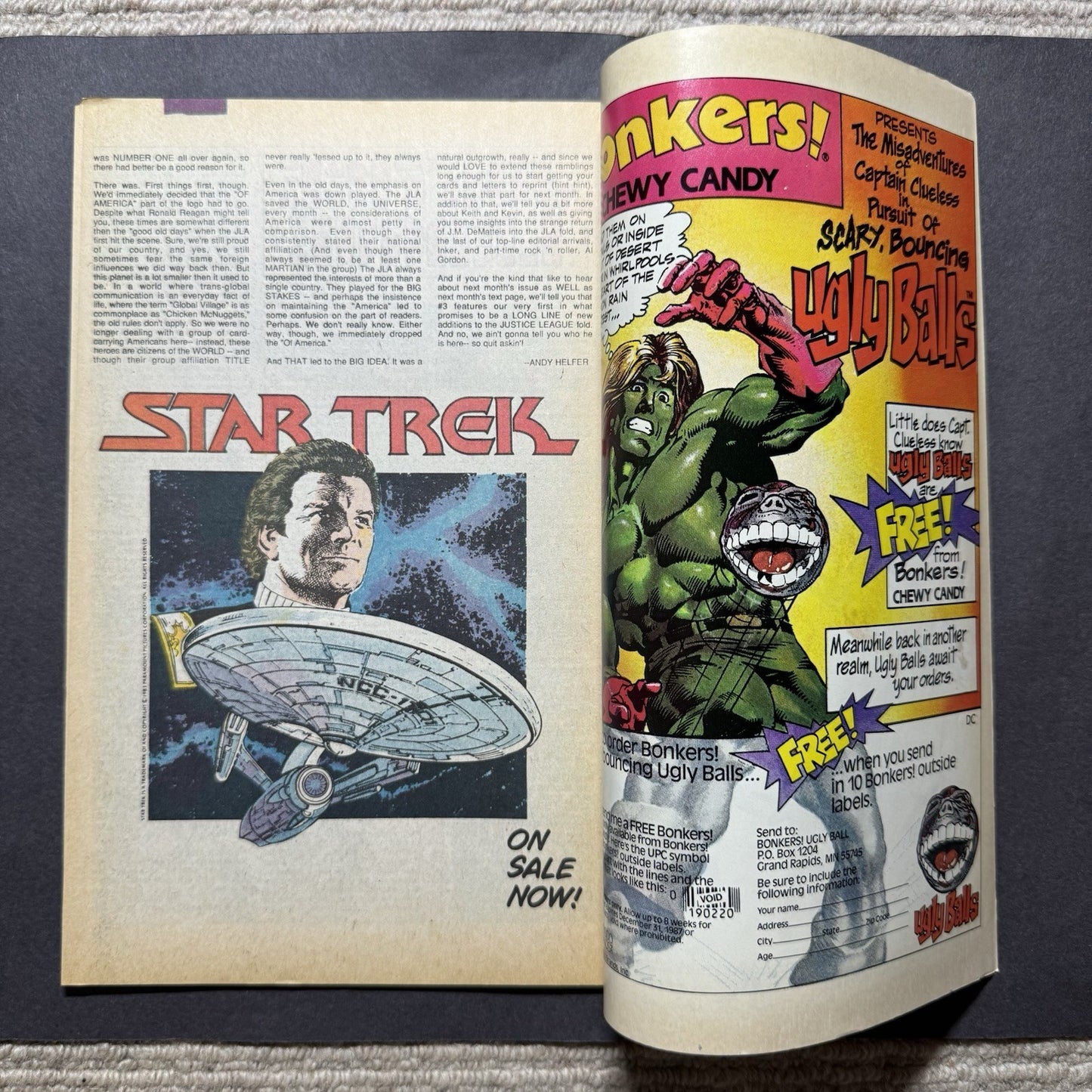 Justice League 2/ Copper Age Dc Comics 1987