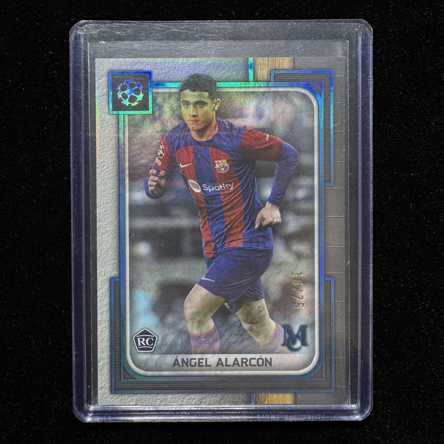 Ángel Alarcón Rookie Auto & Numbered RC Lot Barcelona Topps Museum Merlin