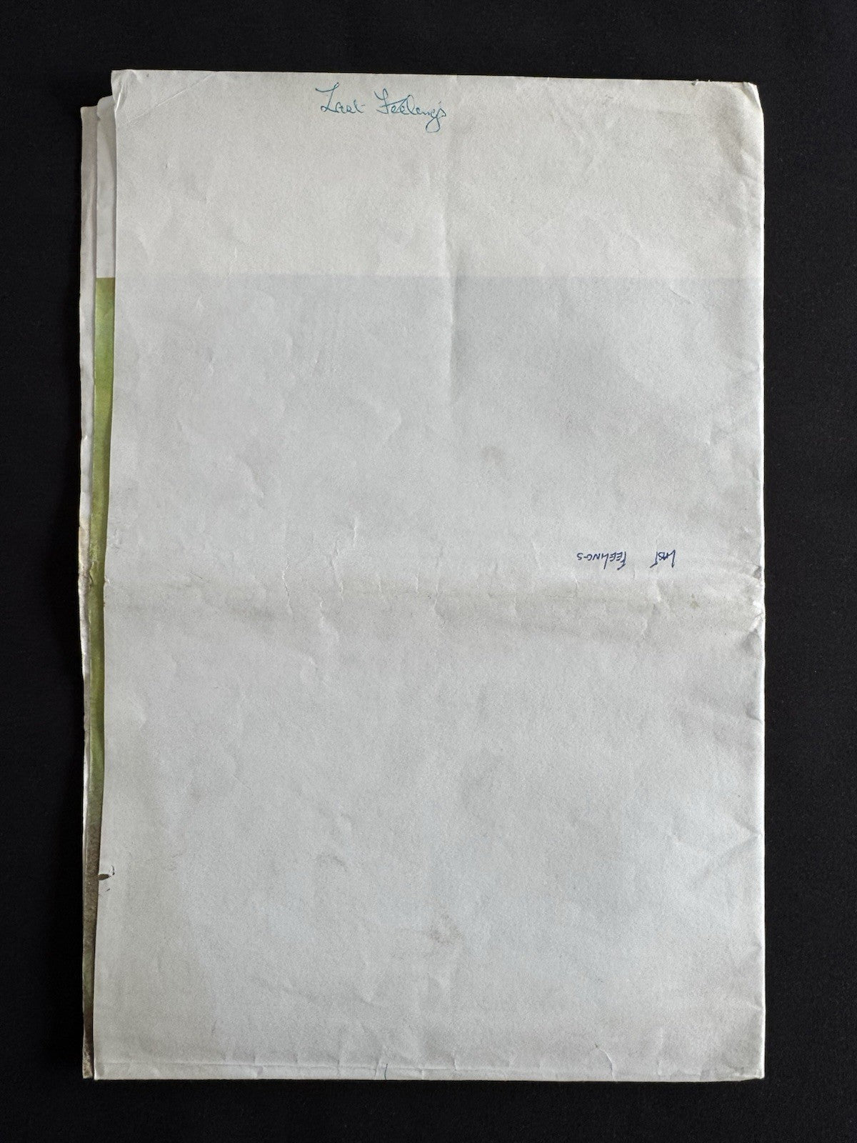 Last Feelings 1979 Original UK Quad Movie Poster - Gli Ultimi Sentimenti Folded