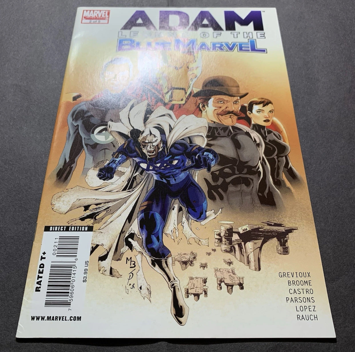 Adam Legend Of The Blue Marvel 1 And 2/ Modern Age Marvel Comics 2009
