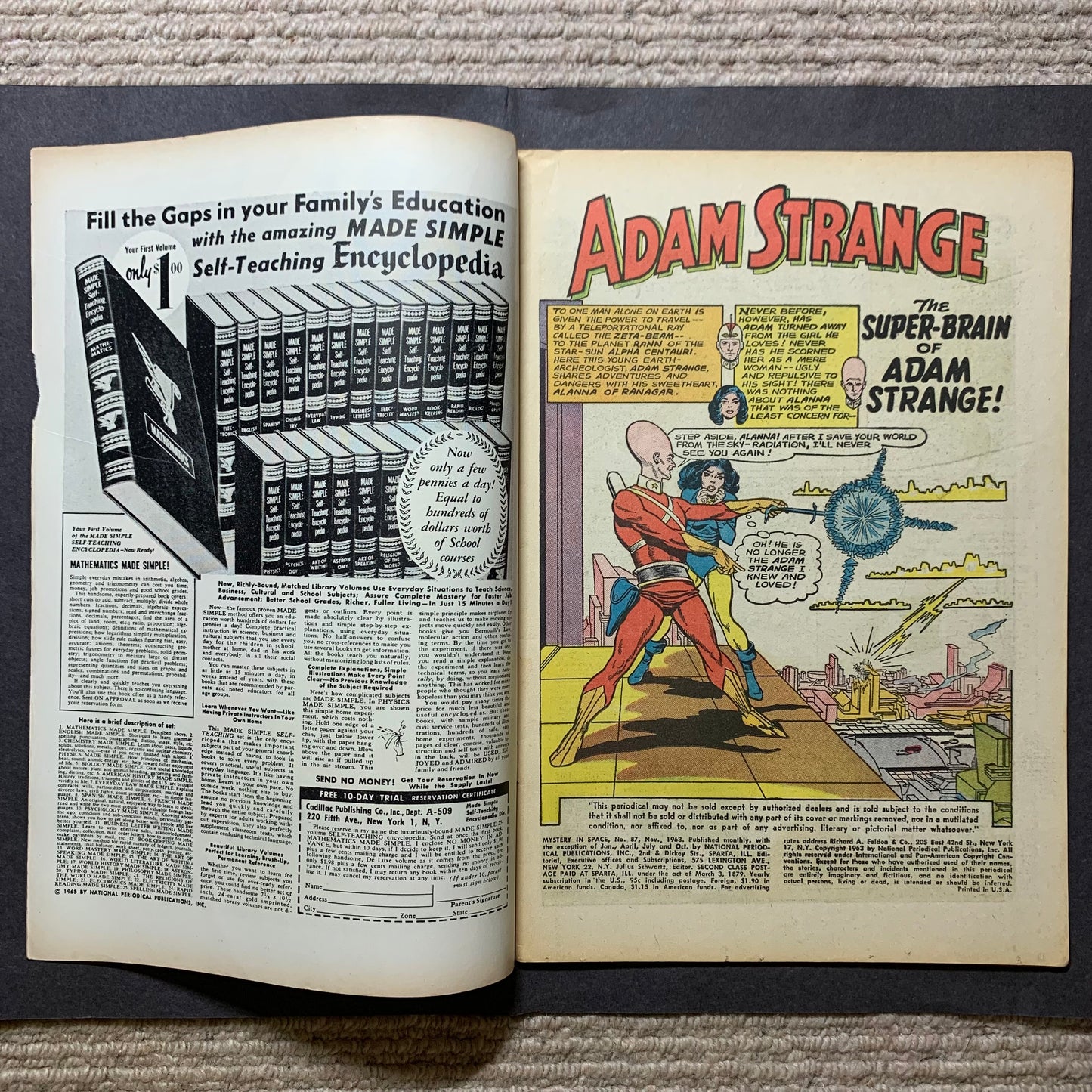 Mystery in space 87/ silver age dc comics 1963