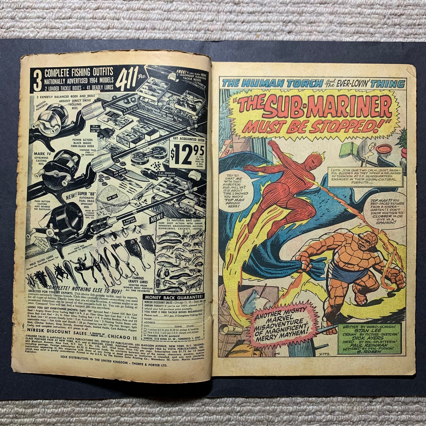 Strange tales 125/ silver age marvel comics 1964