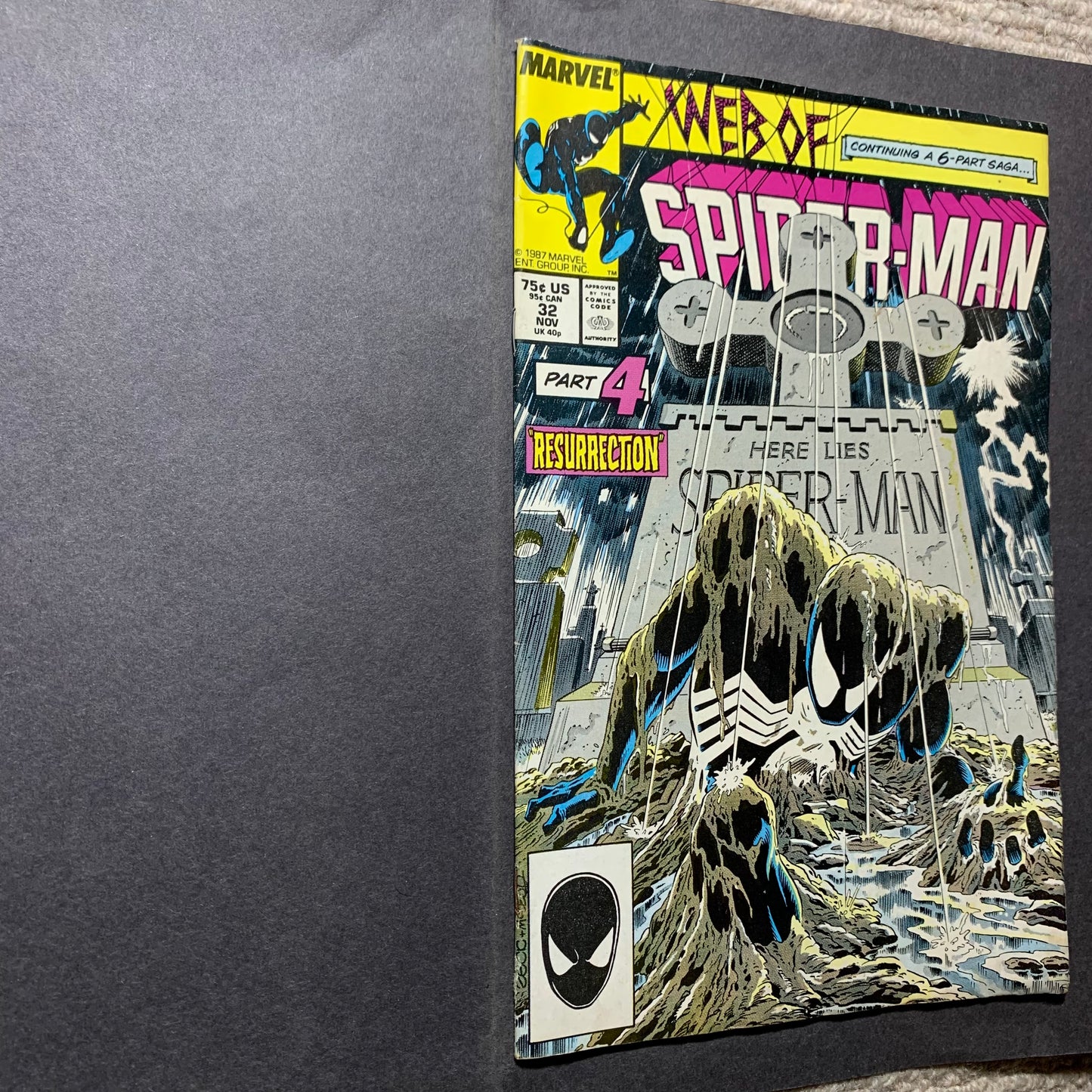 Web Of Spider-Man 32/ Copper Age Marvel Comics 1987