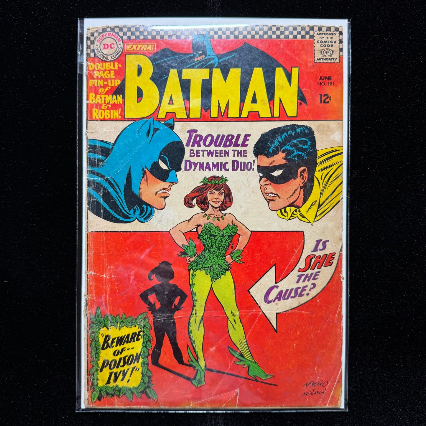 Batman 181 - 1st Appearance Of Poison Ivy - Silver Age Dc Comics 1966
