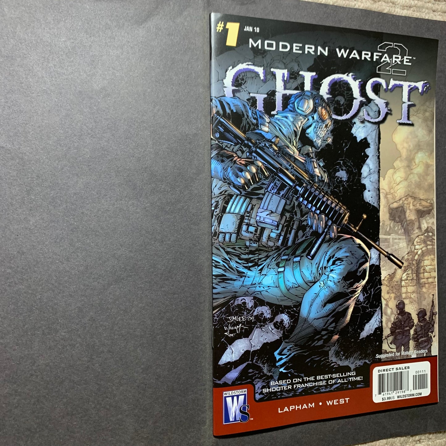 Modern Warfare 2: Ghost 1 Jim Lee Variant/ Modern Age Wildstorm Comics 2010