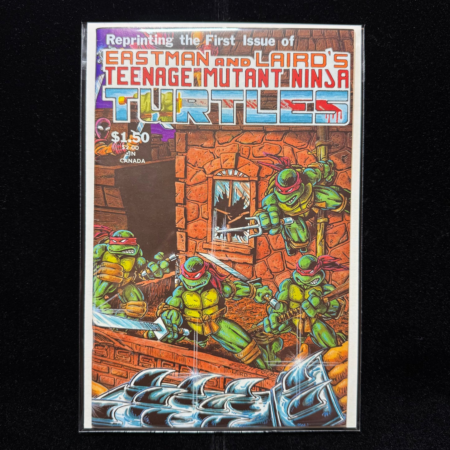 Teenage Mutant Ninja Turtles 1 - 4th Printing - Copper Age Mirage Comics 1985