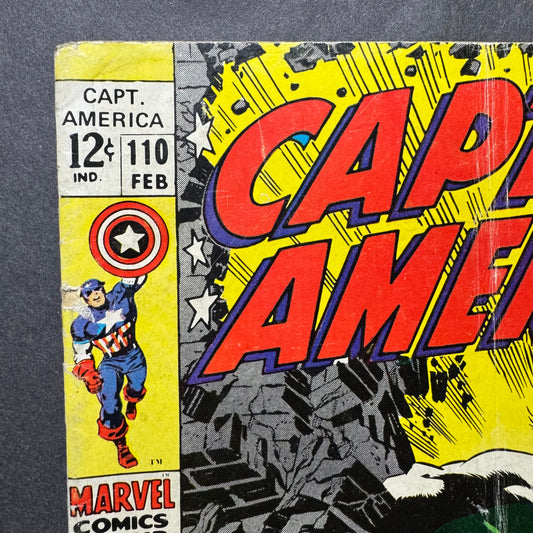 Captain America 110/ Silver Age Marvel Comics 1969