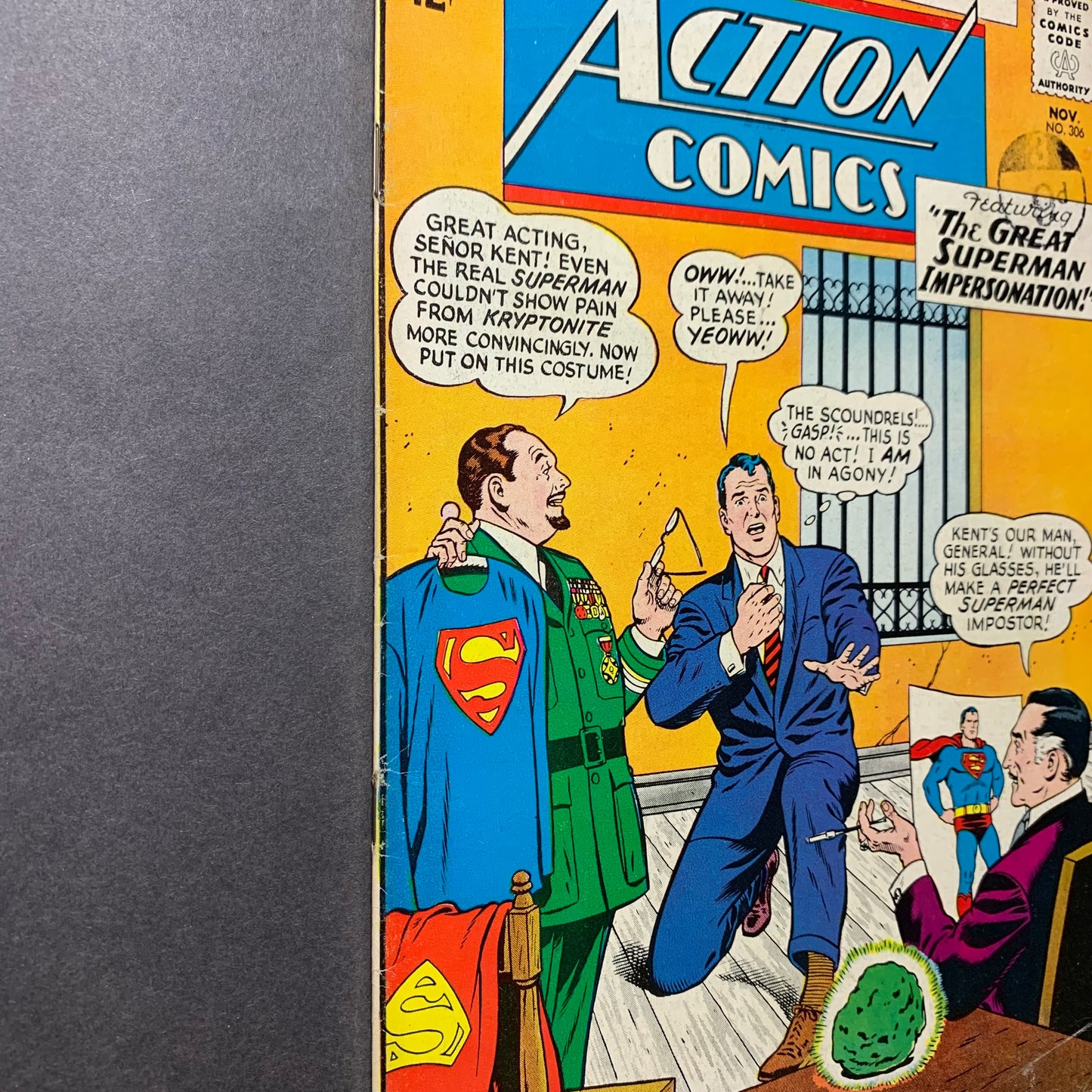Action comics 306/ silver age dc comics 1963