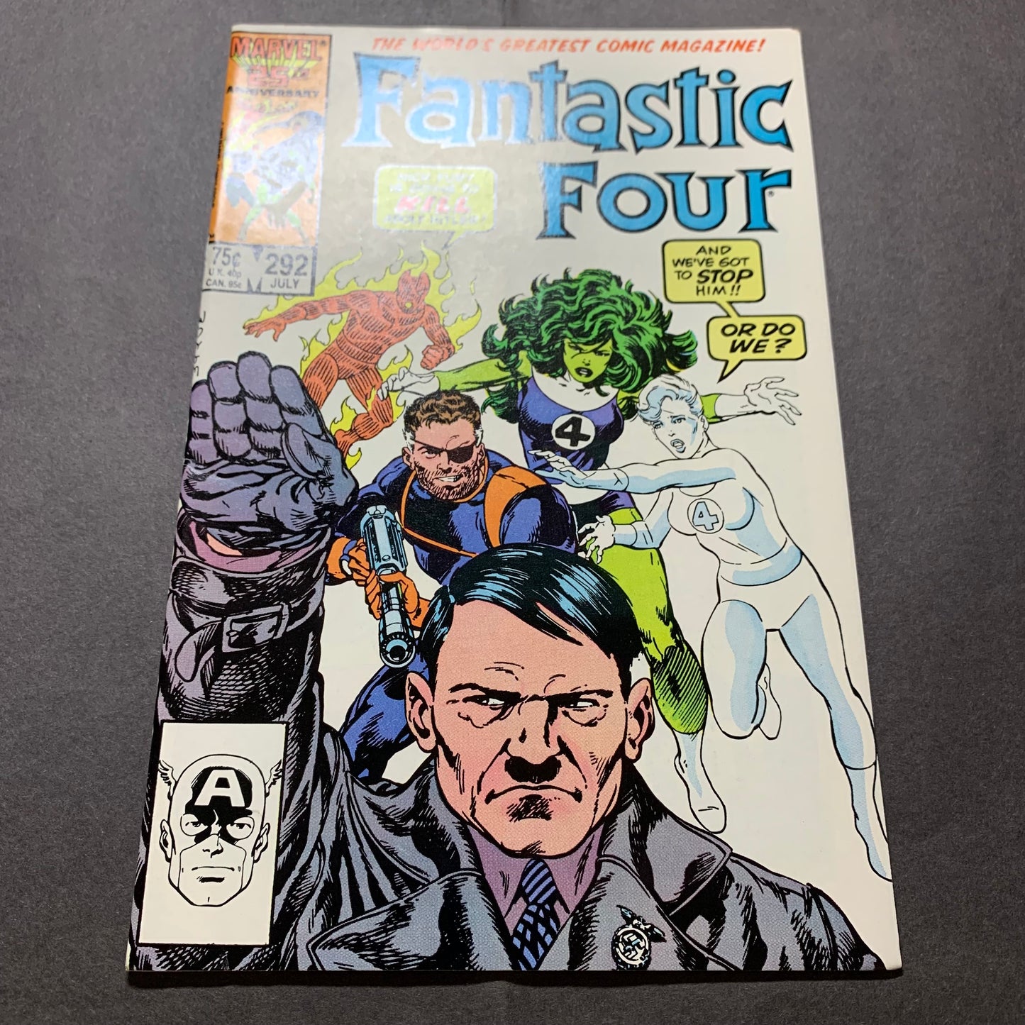 Fantastic four 292/ copper age marvel comics 1986