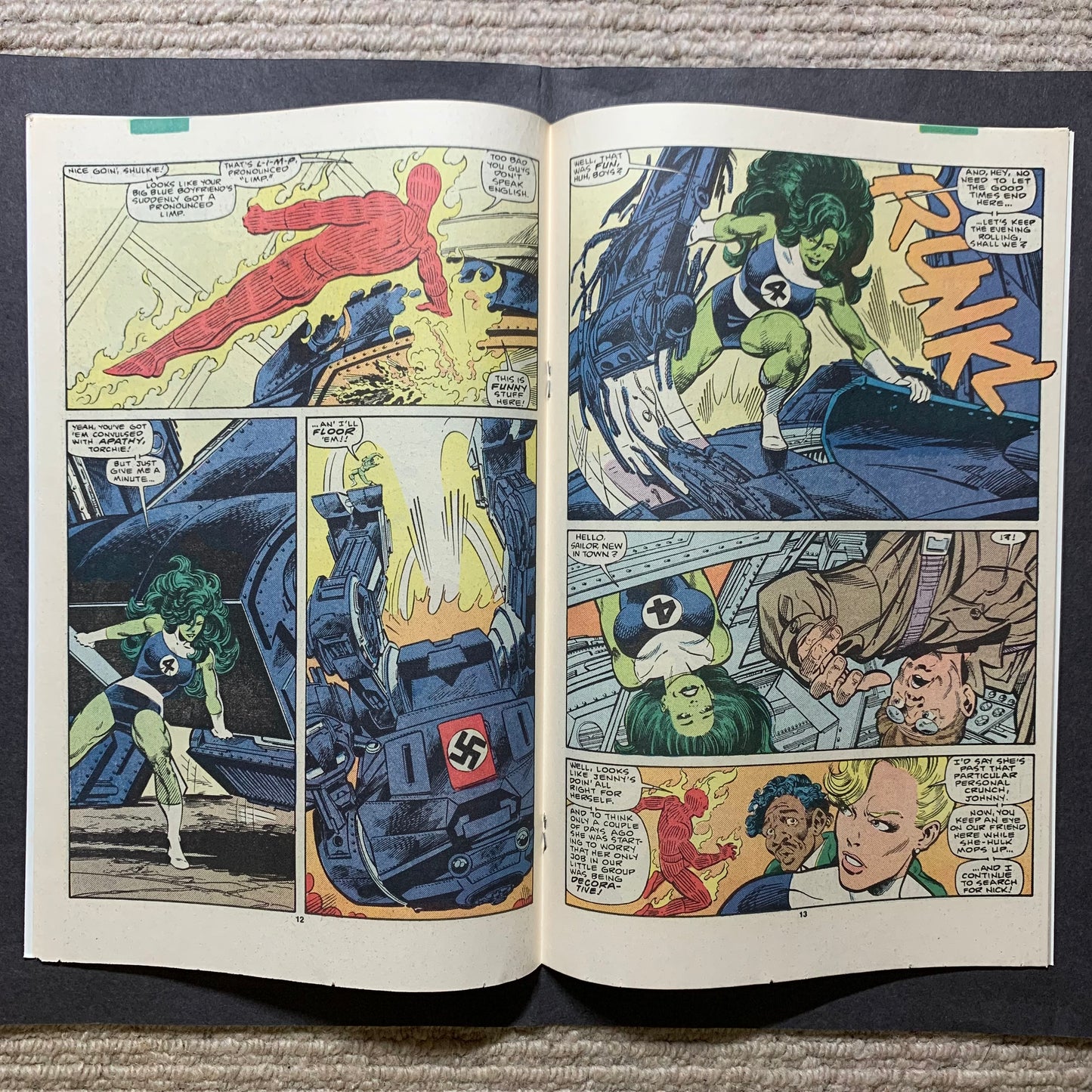 Fantastic four 292/ copper age marvel comics 1986