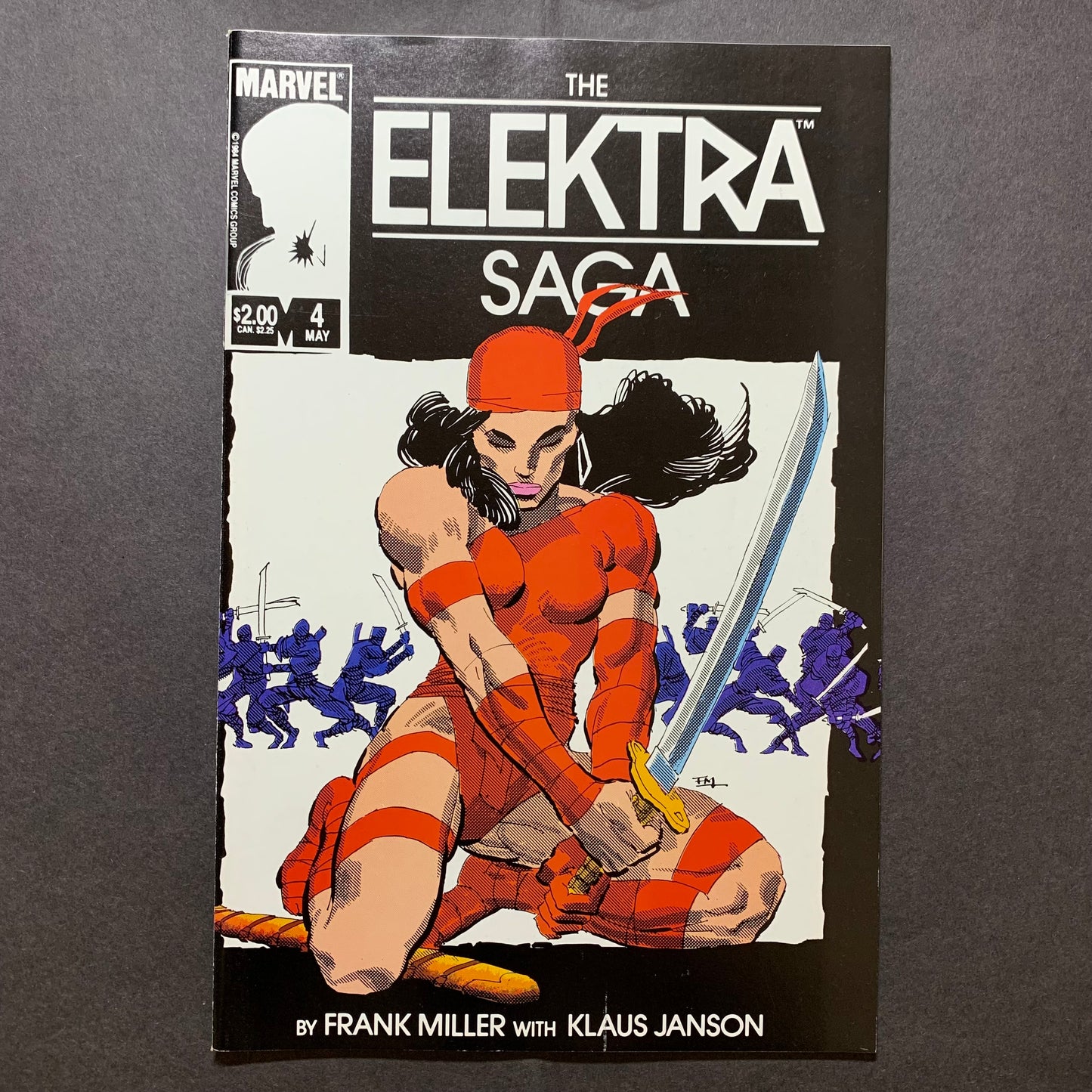 Elektra saga 1-4 full set/ copper age marvel comics 1984