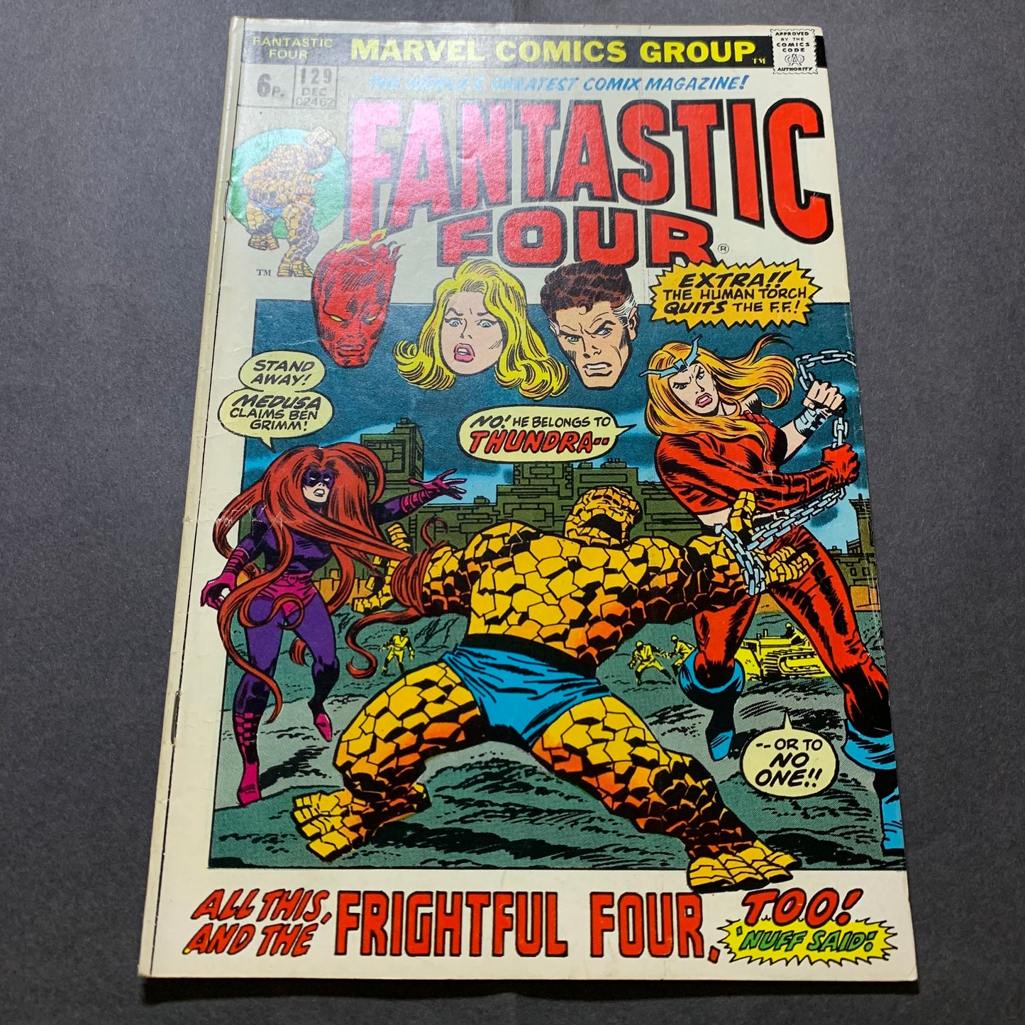 Fantastic four 129/ Bronze Age marvel comics 1972