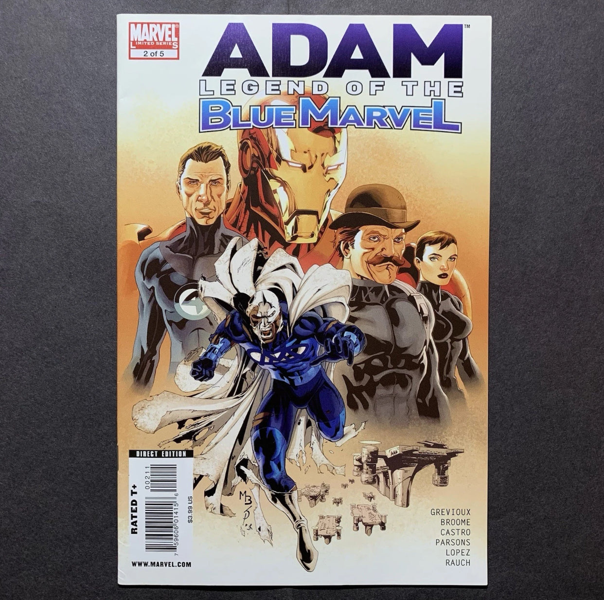 Adam Legend Of The Blue Marvel 1 And 2/ Modern Age Marvel Comics 2009