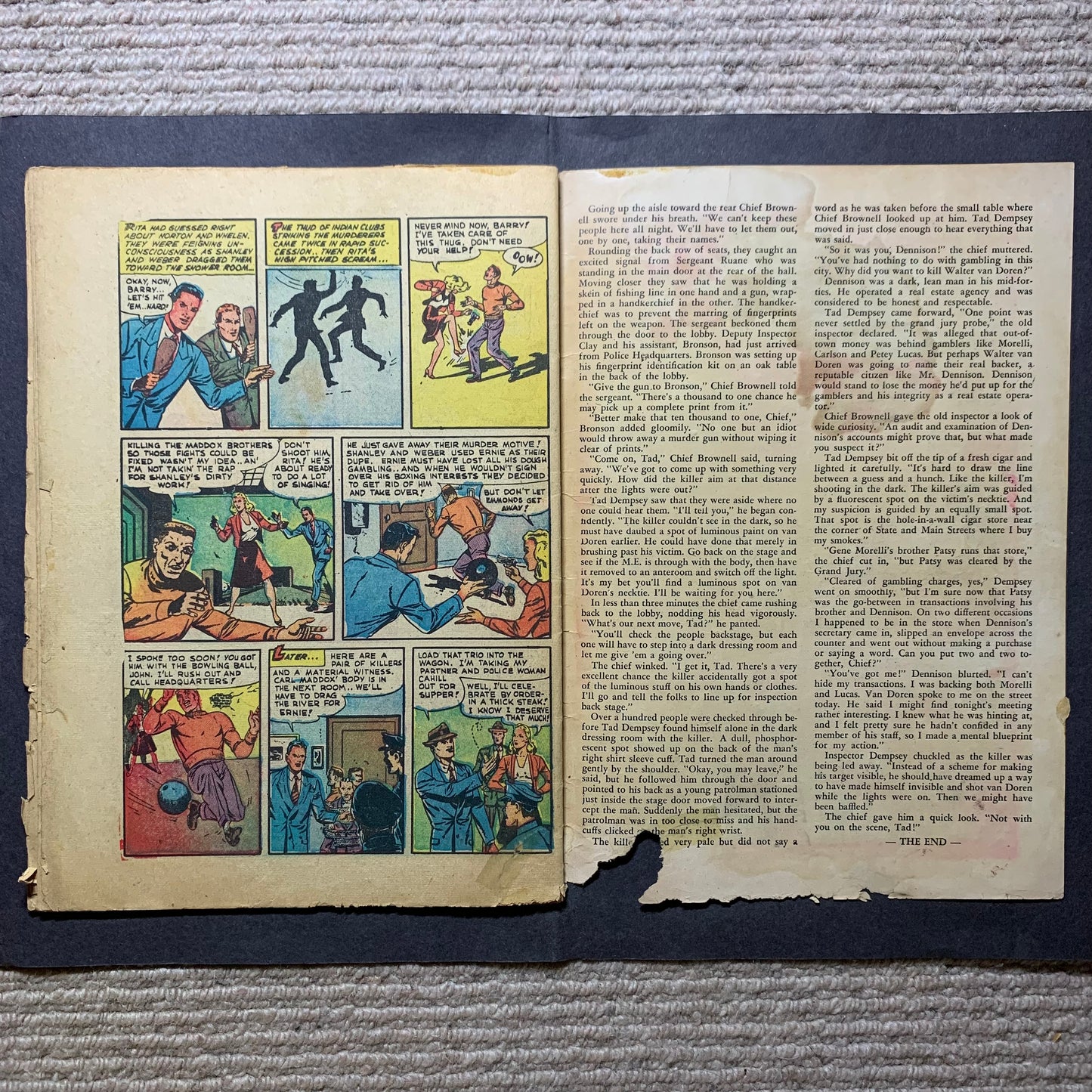 Fugitives from justice 1/ golden age St. John comics 1952