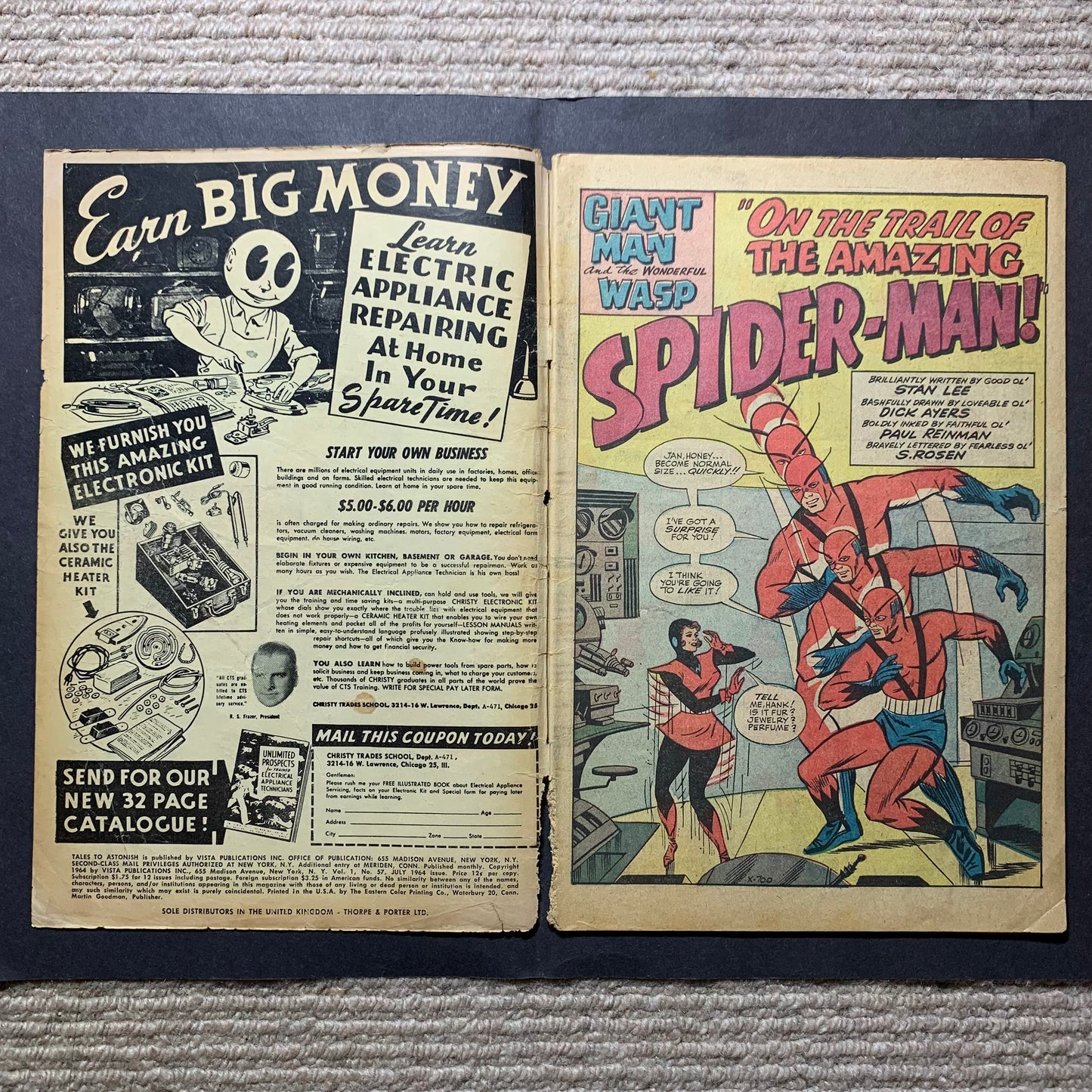 Tales to astonish 57/ silver age marvel comics 1964