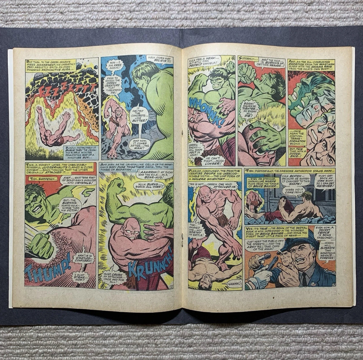 Incredible Hulk 105/ Silver Age Marvel Comics 1968