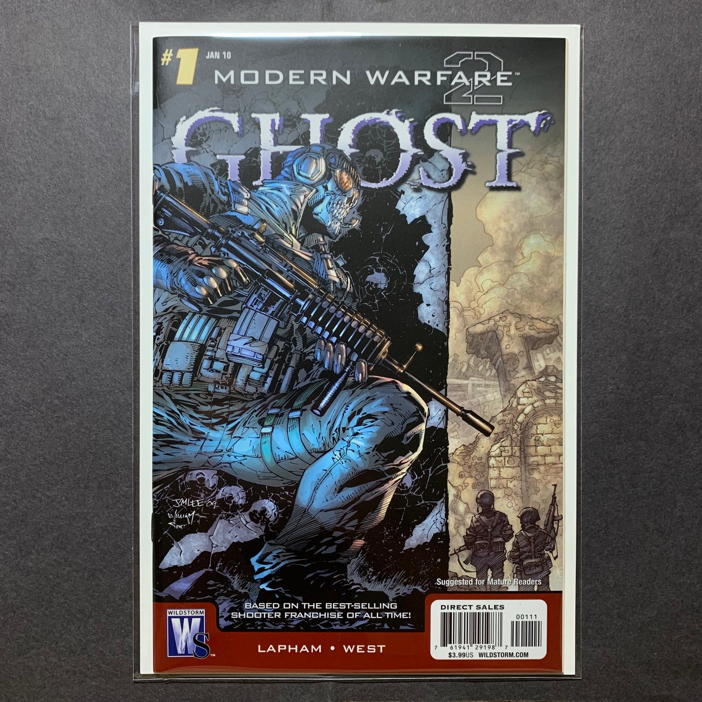 Modern Warfare 2: Ghost 1 Jim Lee Variant/ Modern Age Wildstorm Comics 2010