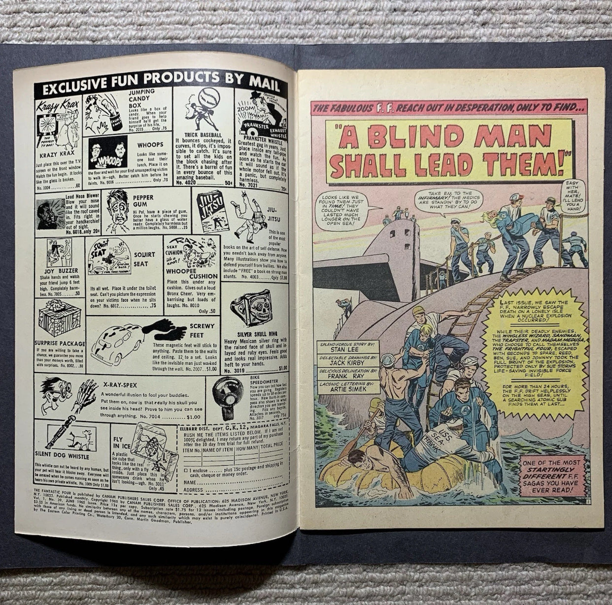 Fantastic Four 39/ Silver Age Marvel Comics 1965 (7.5-8.0)