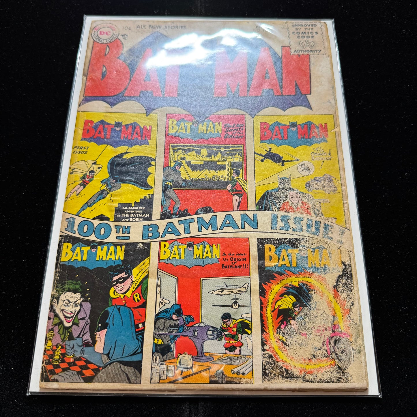 Batman 100 - 100 Issue Milestone - Silver Age Dc Comics 1956