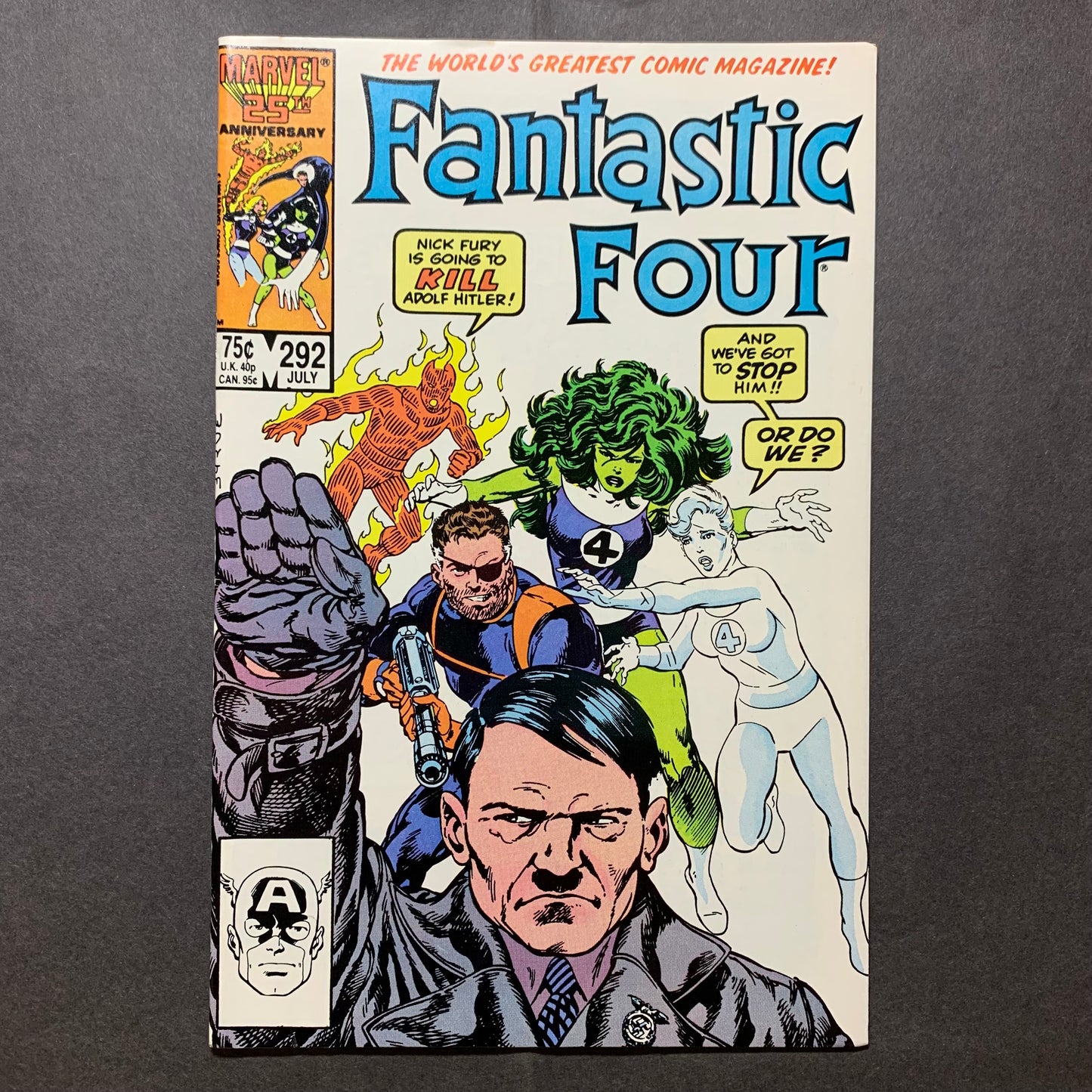 Fantastic four 292/ copper age marvel comics 1986