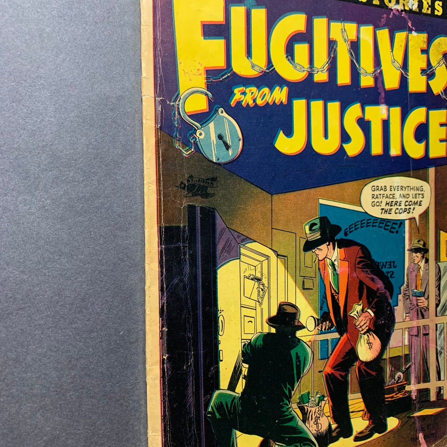Fugitives from justice 1/ golden age St. John comics 1952