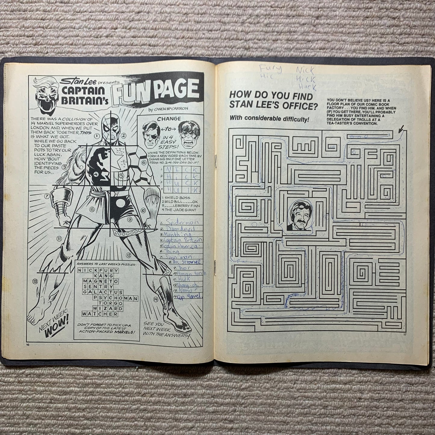 Captain Britain 8/ Bronze Age Marvel Comics 1976/ See Description