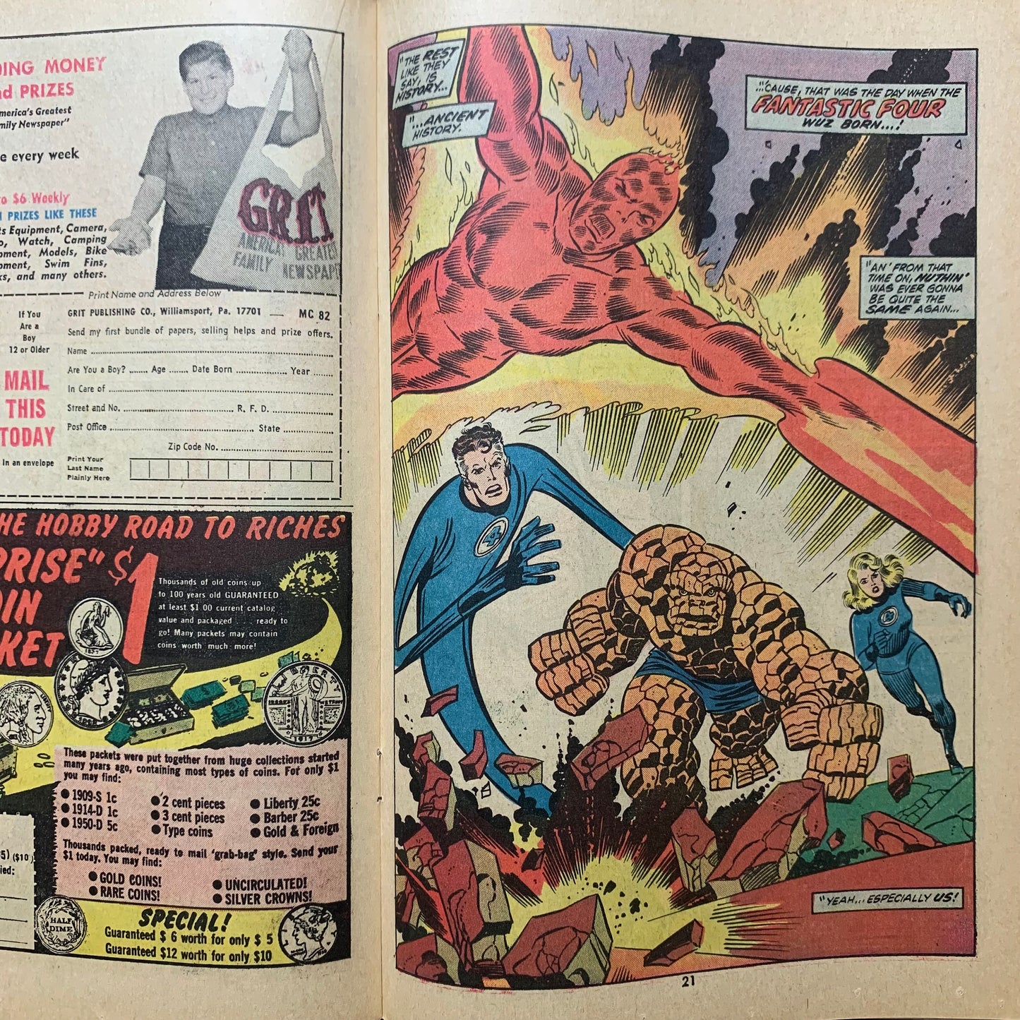 Fantastic four 126/ Bronze Age marvel comics 1972