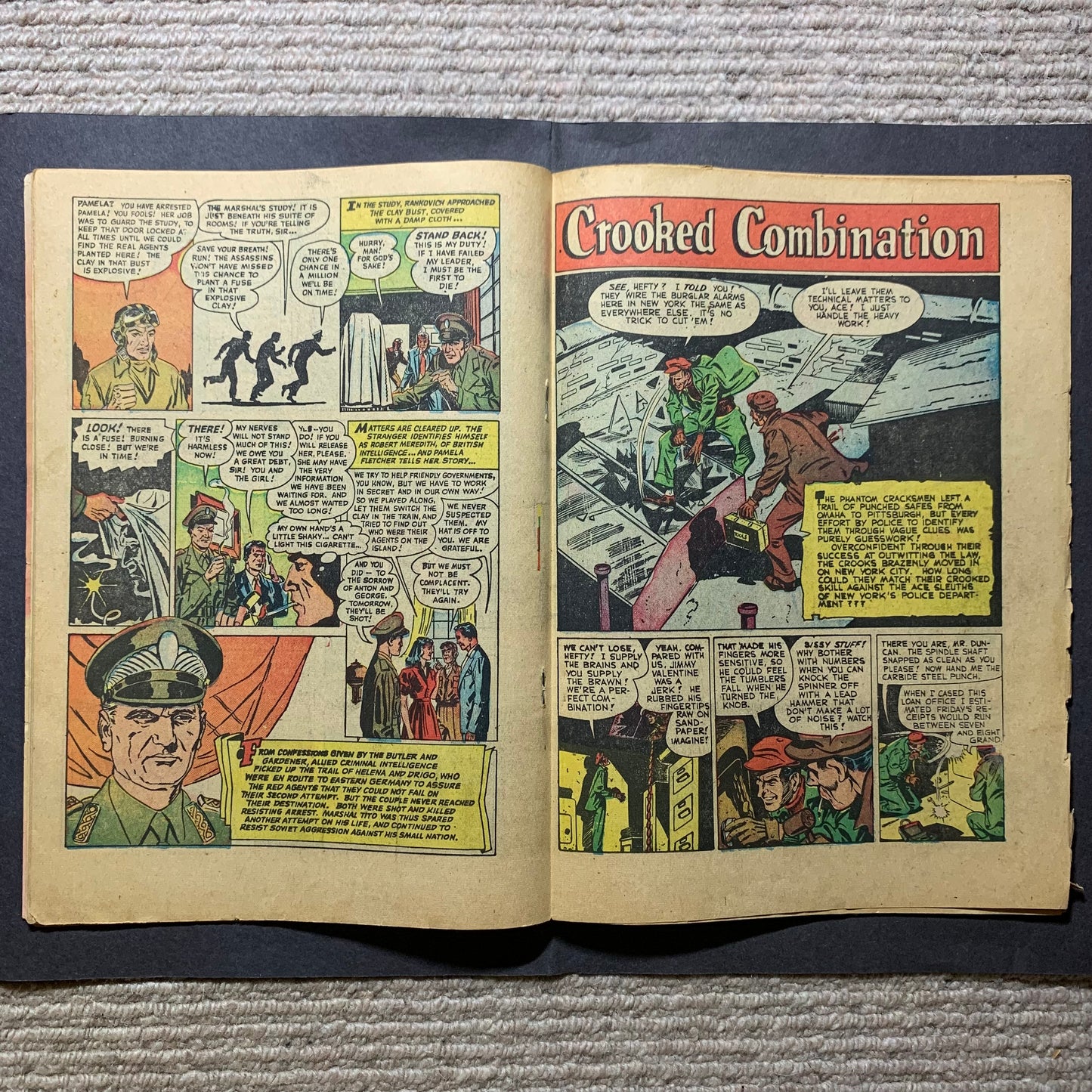 Fugitives from justice 1/ golden age St. John comics 1952