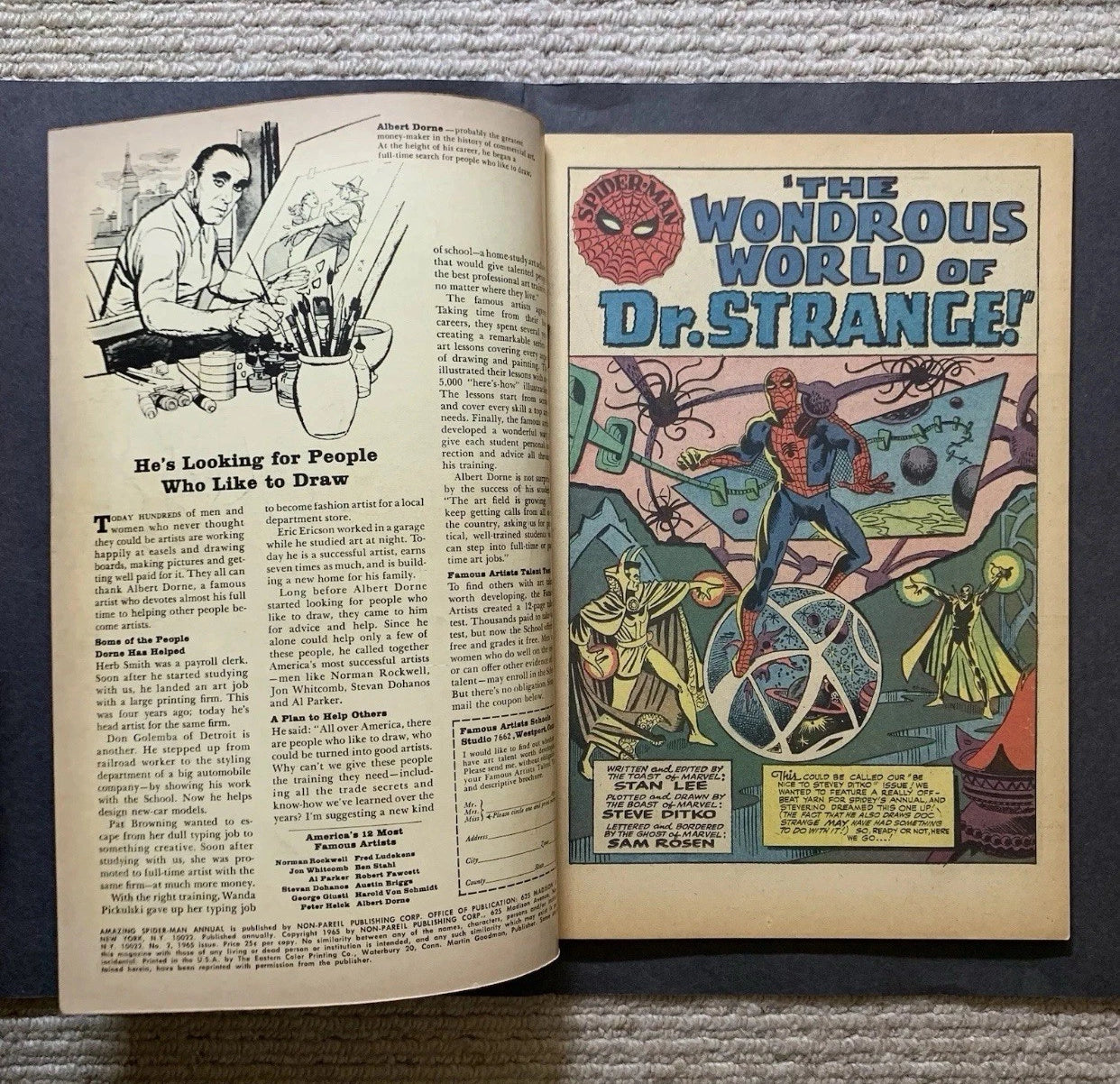 Amazing Spider-Man Annual 2/ Silver Age Marvel Comics 1965
