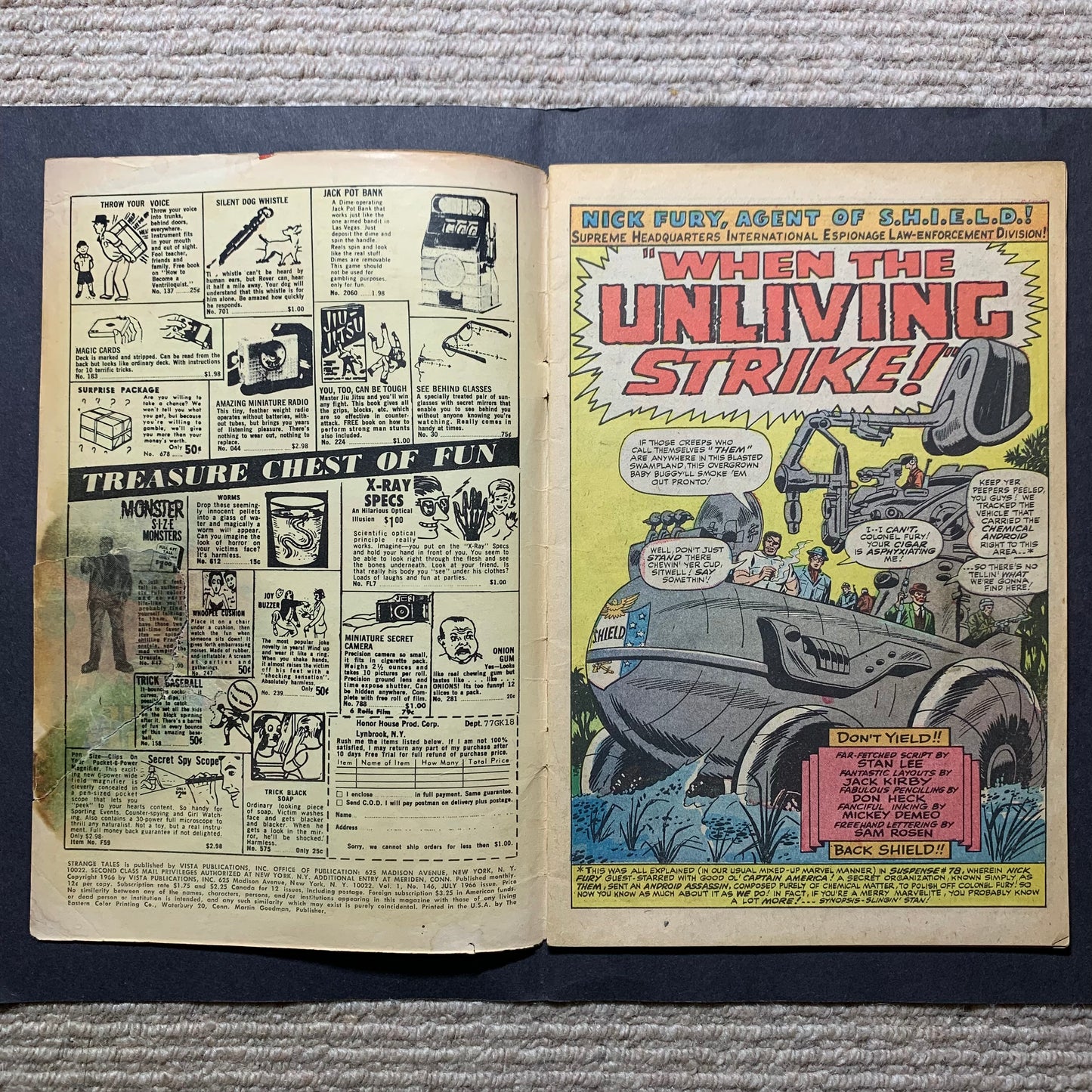 Strange tales 146/ silver age marvel comics 1966