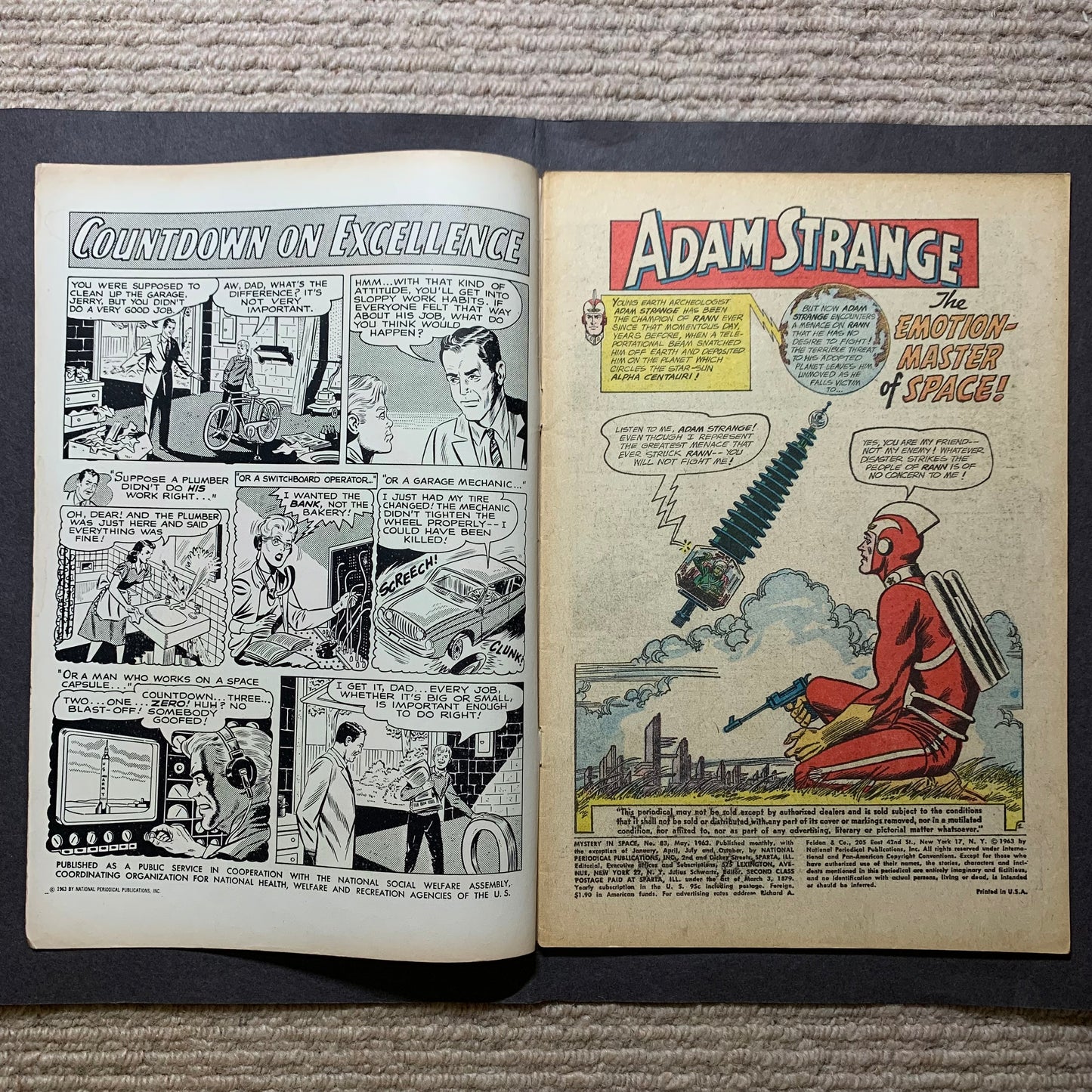 Mystery in space 83/ silver age dc comics 1963