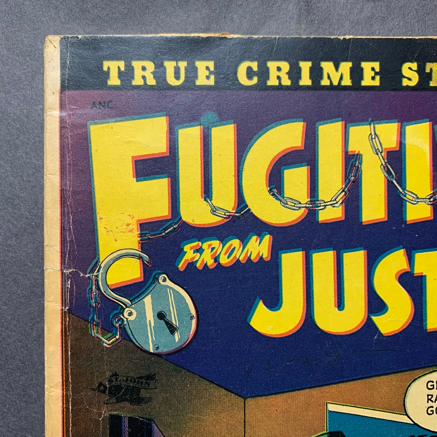 Fugitives from justice 1/ golden age St. John comics 1952