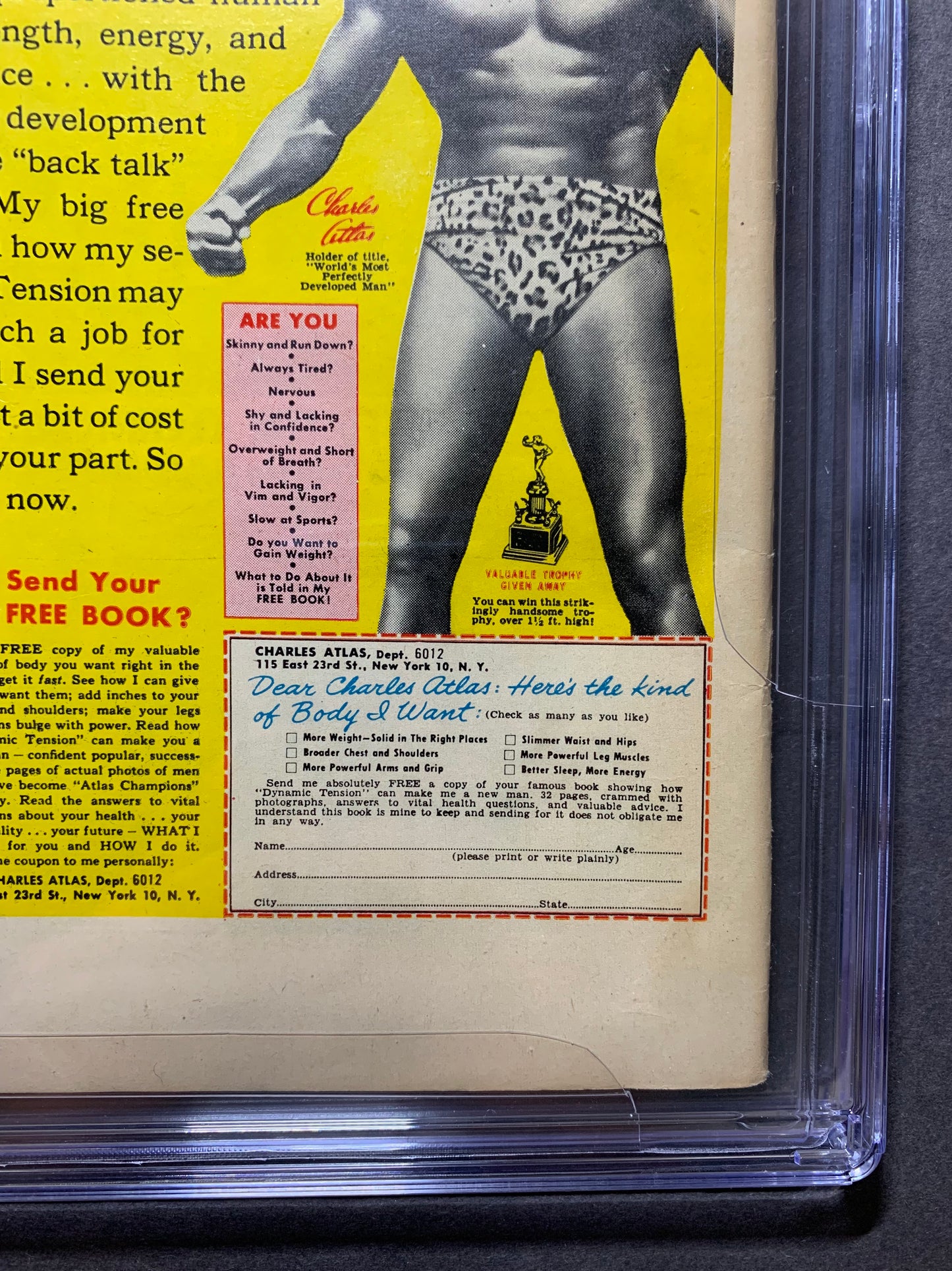 World of fantasy 15/ cgc graded 5.0/ golden age atlas (marvel) comics 1958