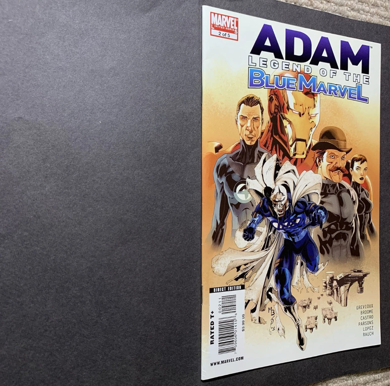 Adam Legend Of The Blue Marvel 1 And 2/ Modern Age Marvel Comics 2009