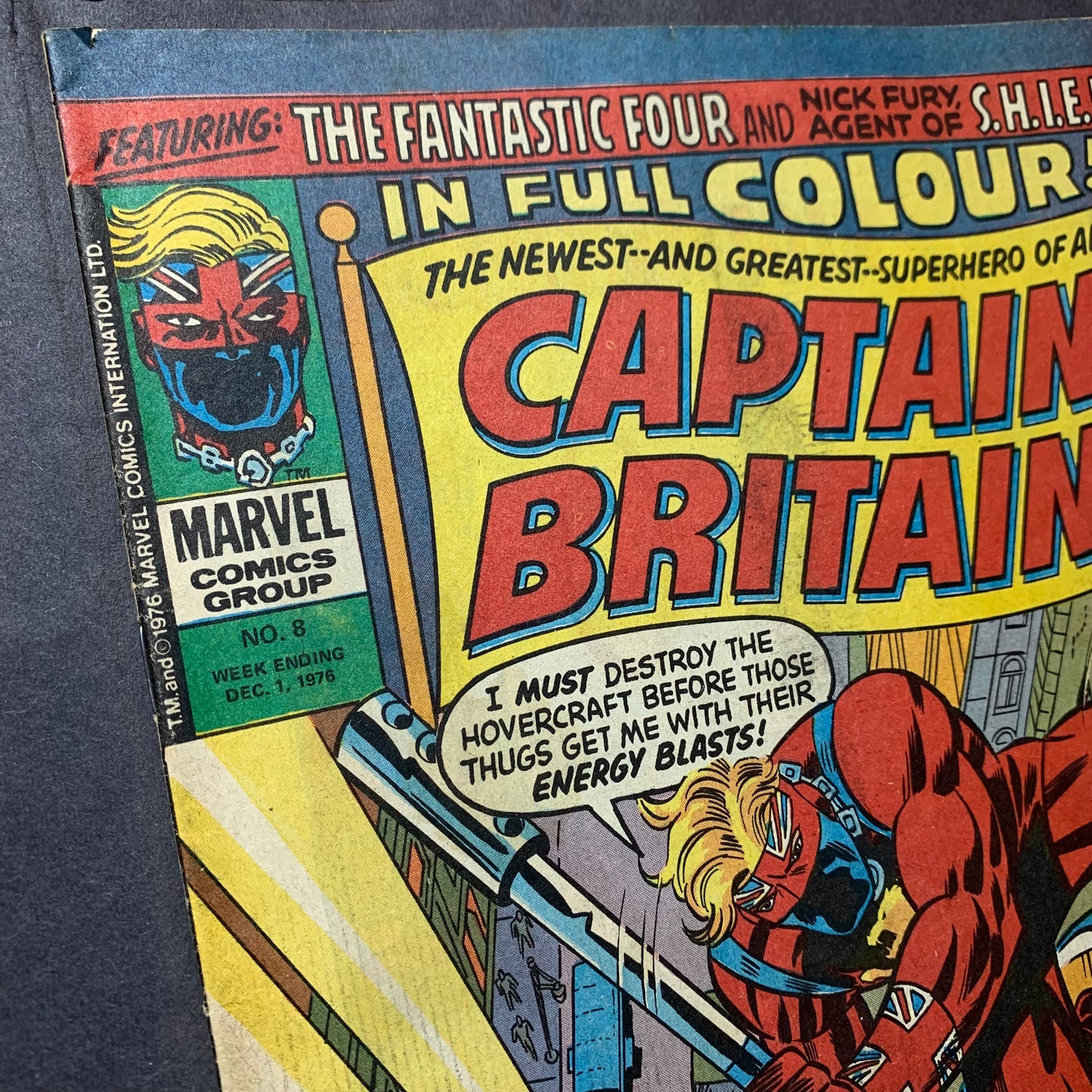 Captain Britain 8/ Bronze Age Marvel Comics 1976/ See Description