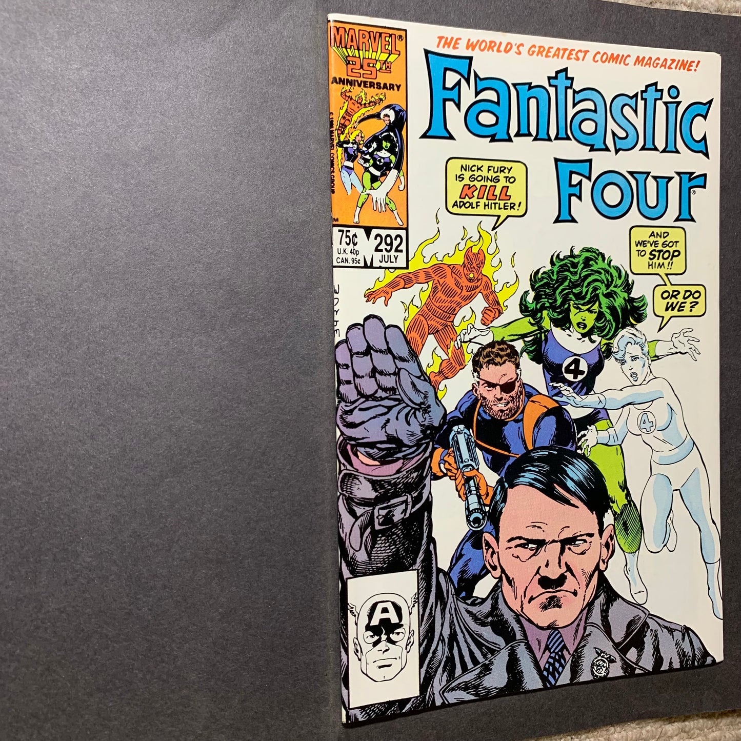Fantastic four 292/ copper age marvel comics 1986