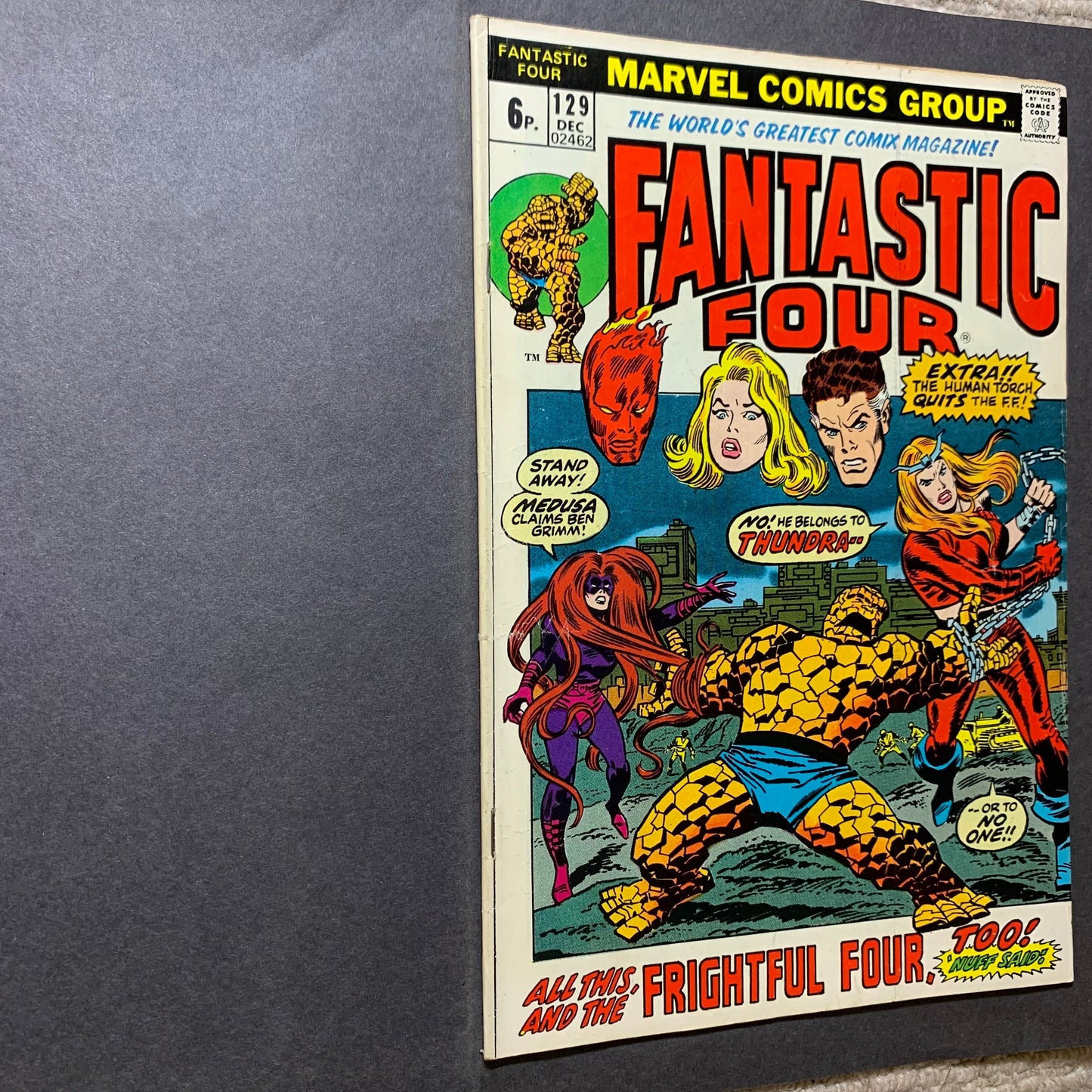 Fantastic four 129/ Bronze Age marvel comics 1972