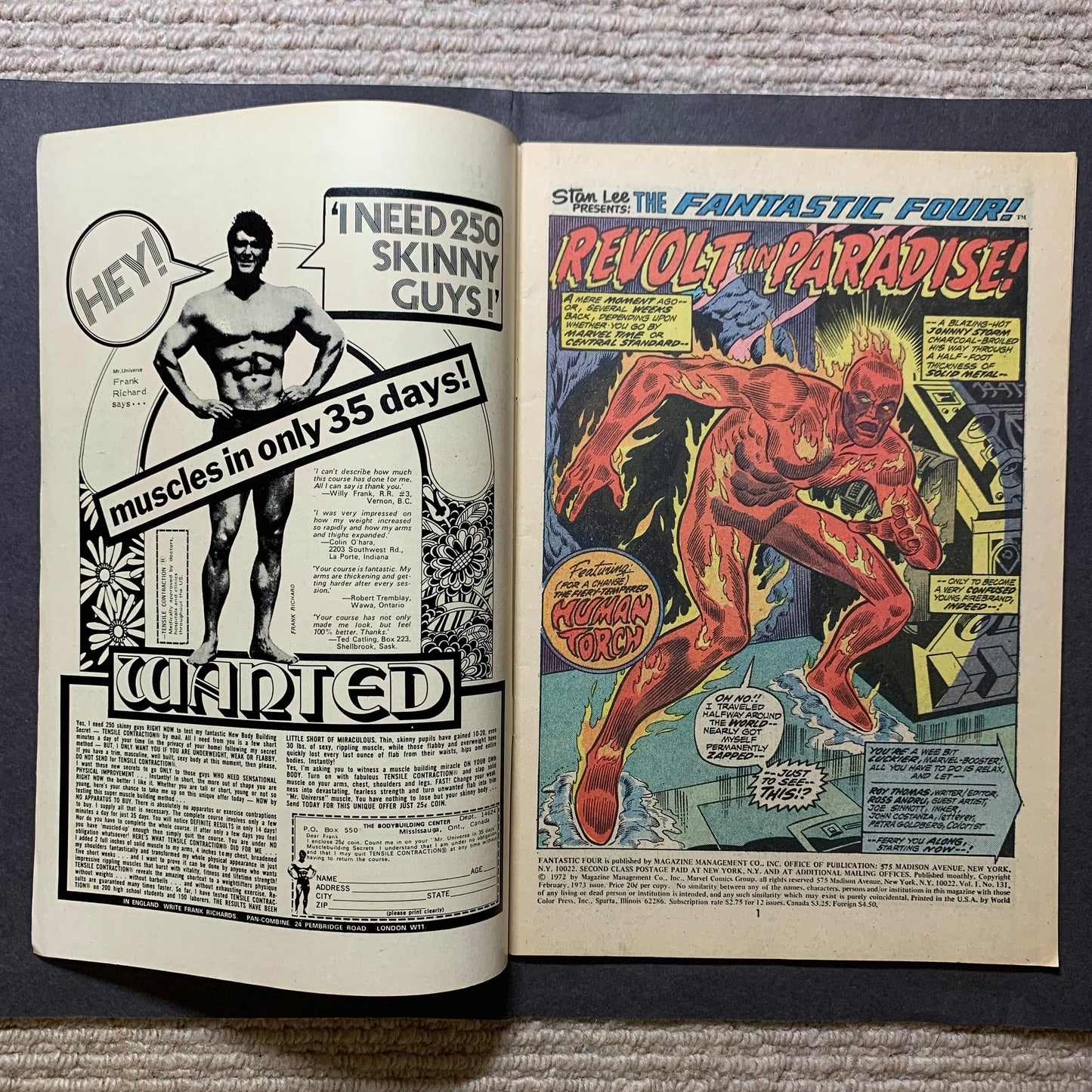Fantastic four 131/ Bronze Age marvel comics 1973