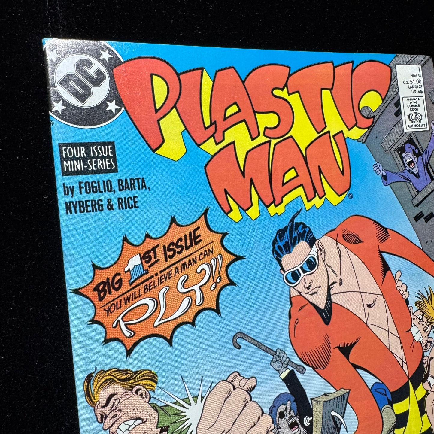 Plastic Man 1 - Copper Age Dc Comics 1988