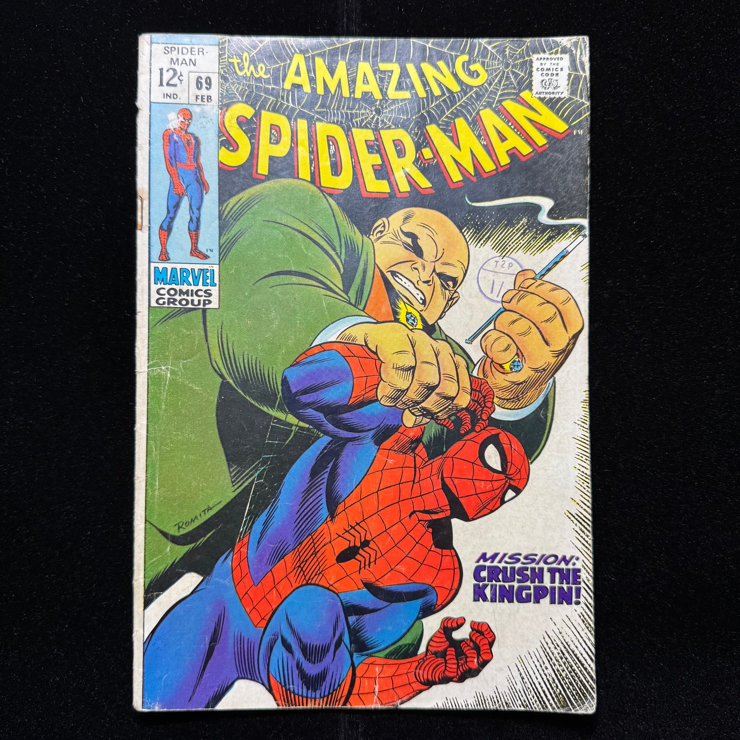 Amazing Spider-Man 69 - 1st Mention Of Vanessa Fisk - Silver Age Marvel 1969