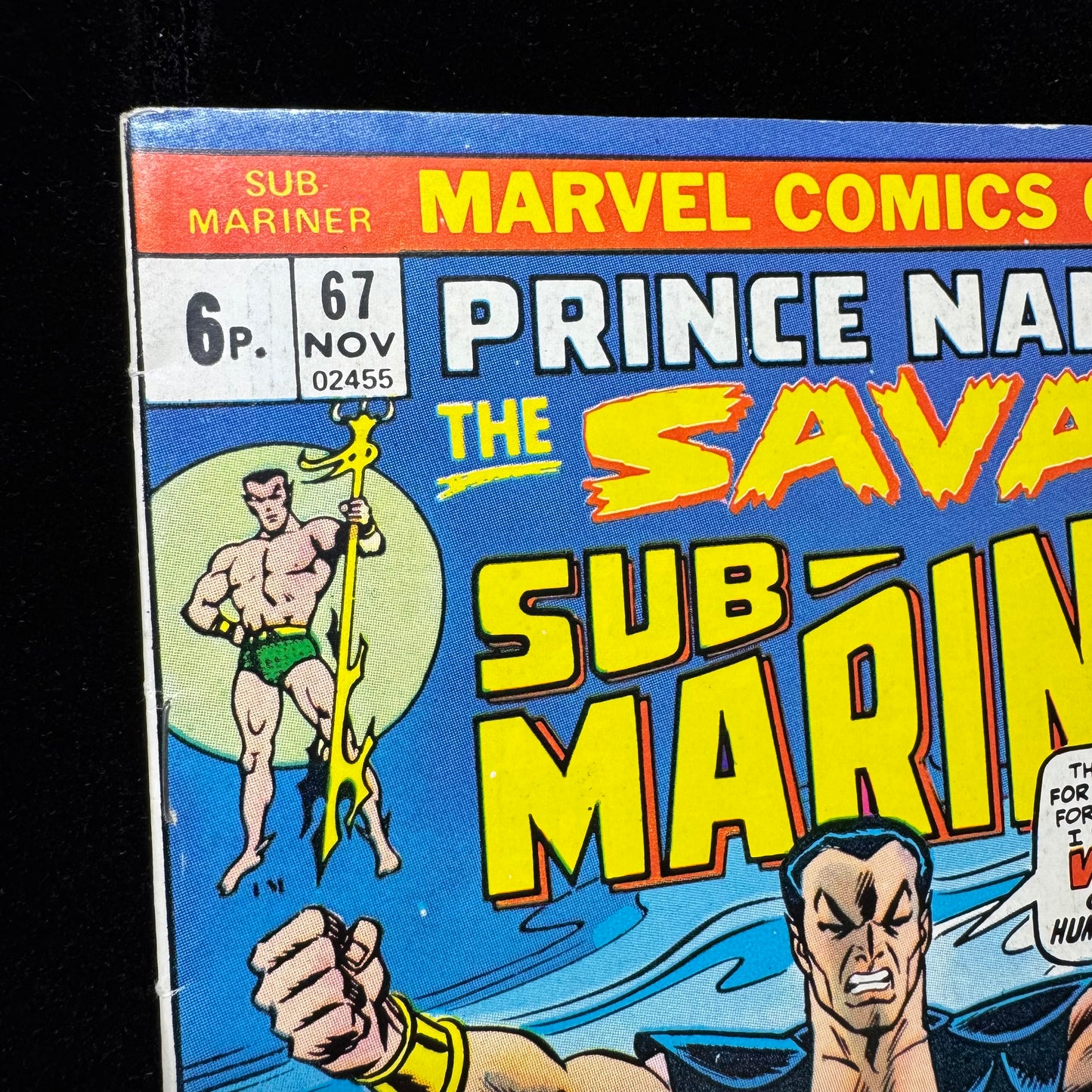 Sub-Mariner 67 - Debut New Sub-Mariner Costume - Bronze Age Marvel Comics 1973