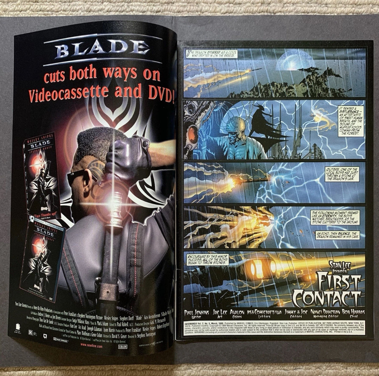 Inhumans 5/ Modern Age Marvel Comics 1999/ High Grade