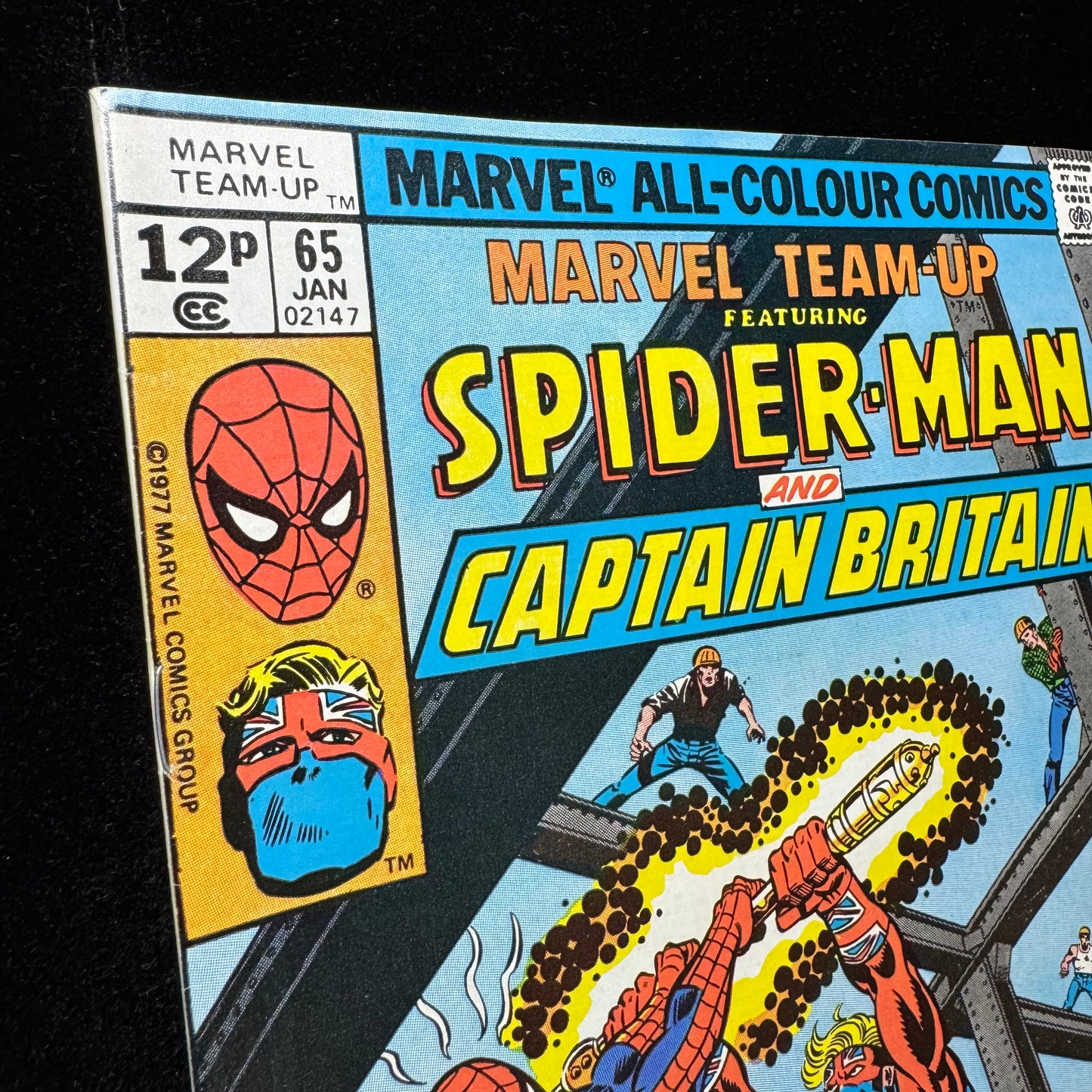 Marvel Team Up 65 - 1st App Of Cap Britain In US Comics - Bronze Age Marvel 1978